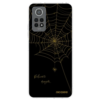 Picasee silikonska prozirna maskica za Xiaomi Redmi Note 12 Pro 4G - Delicate danger