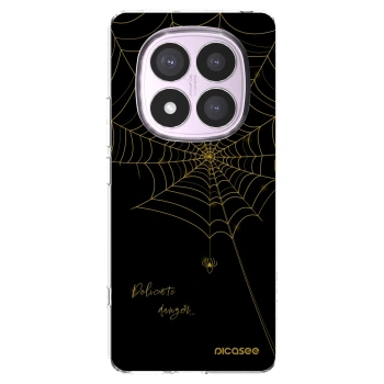 Picasee silikonska prozirna maskica za Xiaomi Redmi Note 14 Pro 5G - Delicate danger
