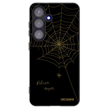 Picasee crna silikonska maskica za Samsung Galaxy S25 5G - Delicate danger