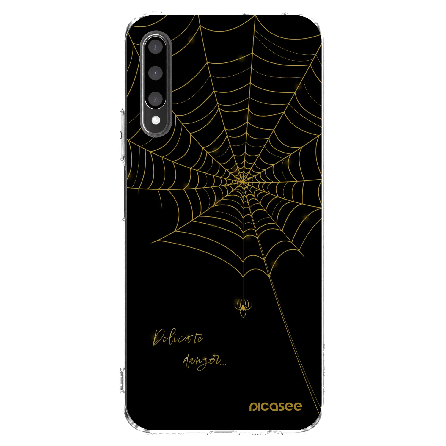 Picasee silikonska prozirna maskica za Honor 9X Pro - Delicate danger