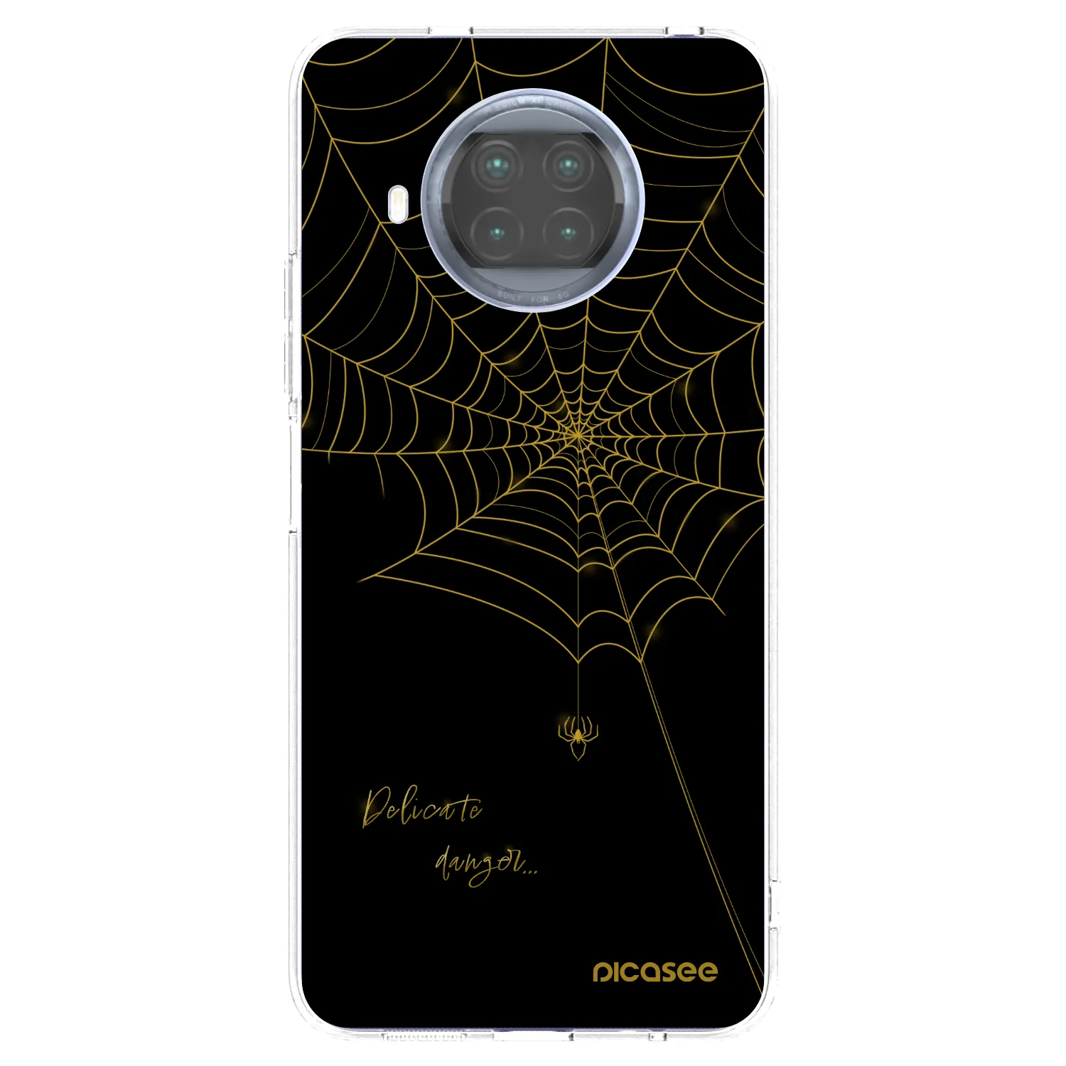 Picasee silikonska prozirna maskica za Xiaomi Mi 10T Lite - Delicate danger