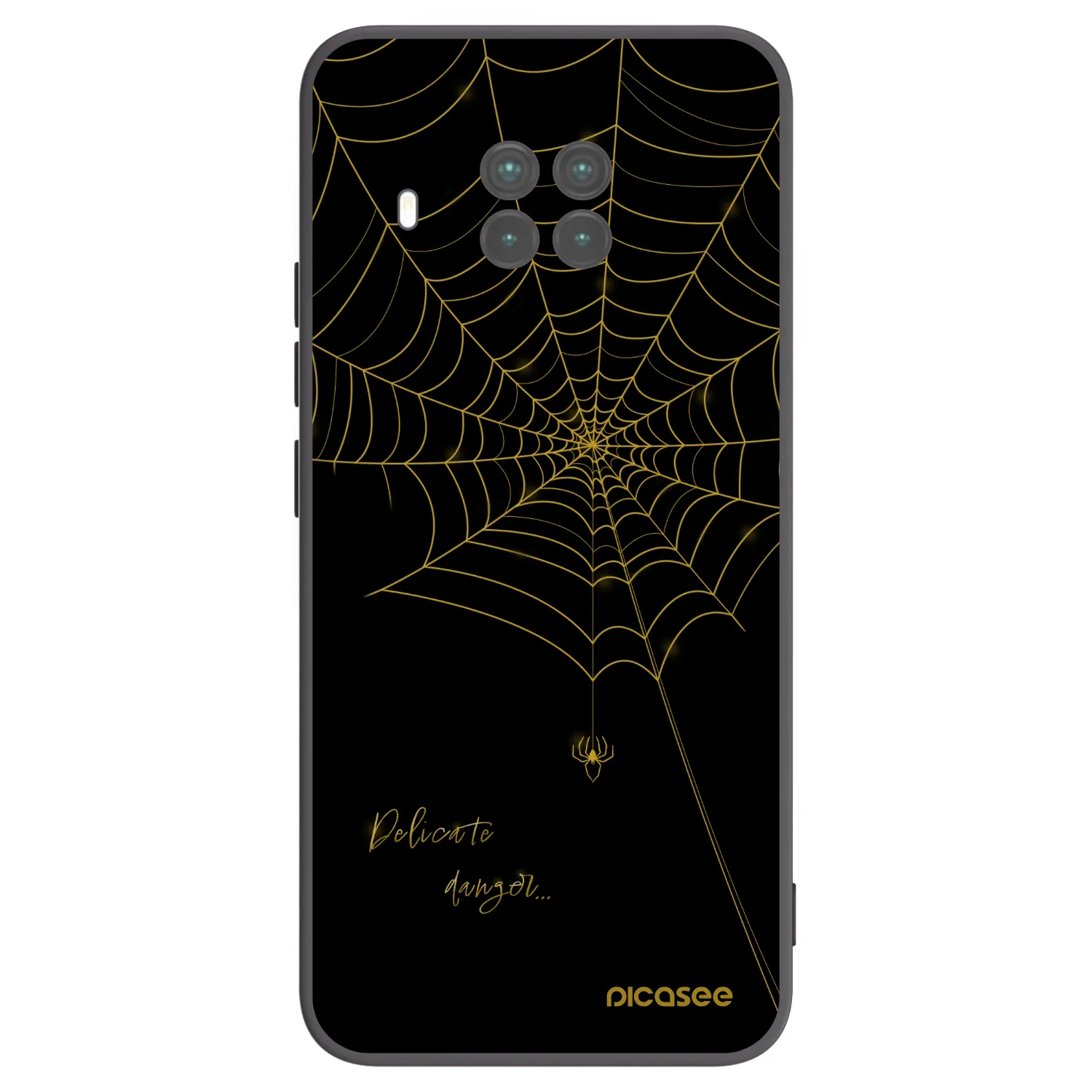 Picasee crna silikonska maskica za Xiaomi Mi 10T Lite - Delicate danger