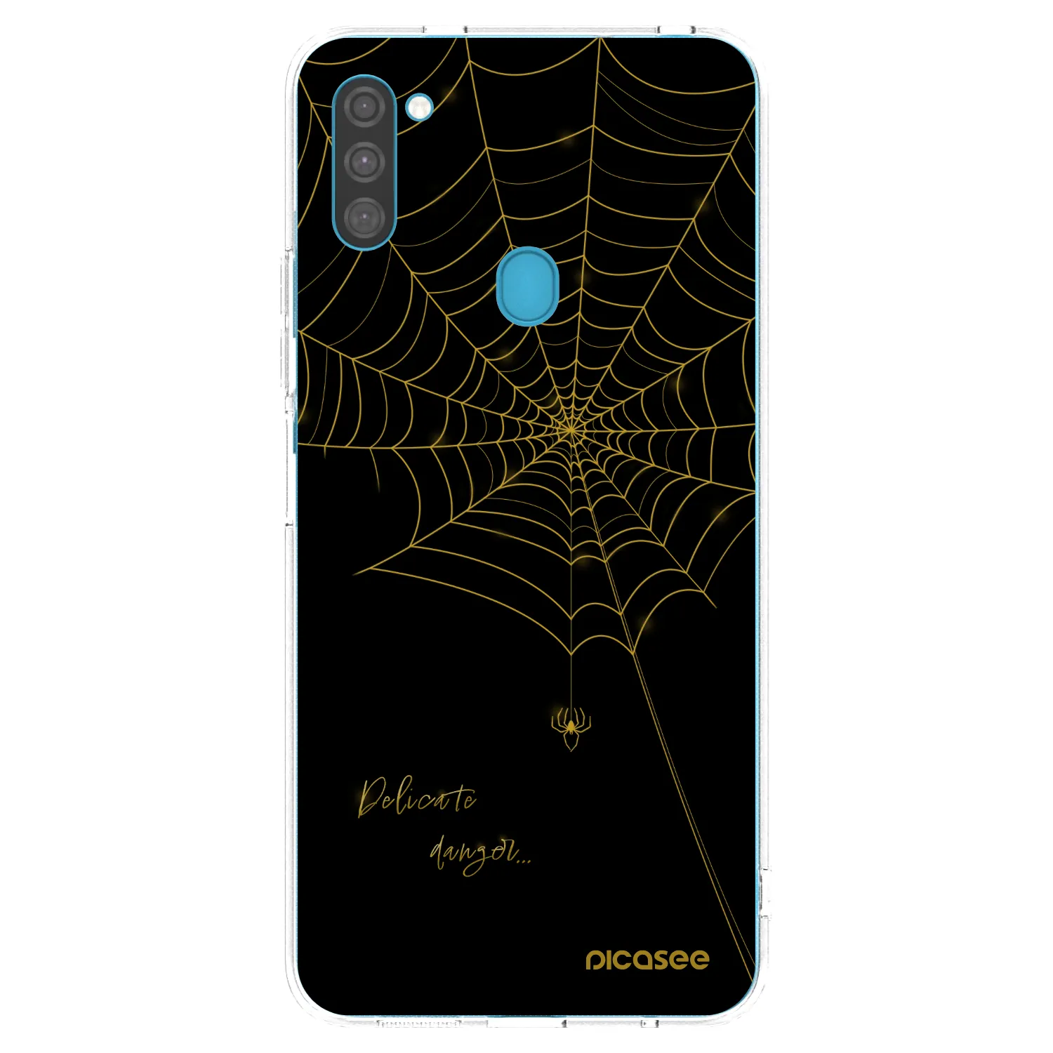 Picasee silikonska prozirna maskica za Samsung Galaxy M11 - Delicate danger