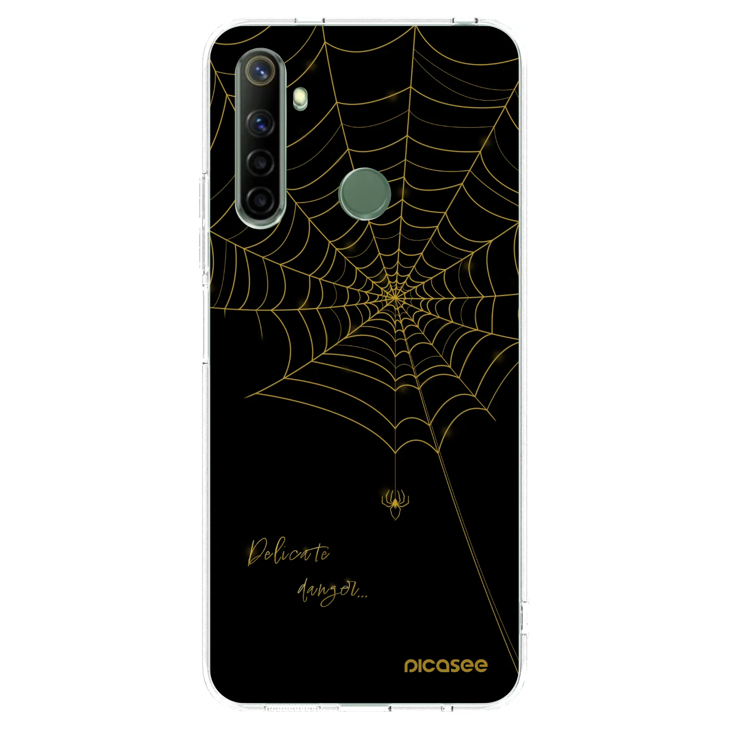 Picasee silikonska prozirna maskica za Realme 6i - Delicate danger