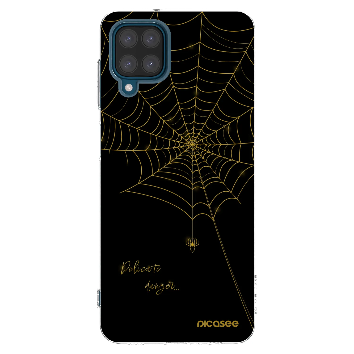 Picasee silikonska prozirna maskica za Samsung Galaxy A12 A125F - Delicate danger