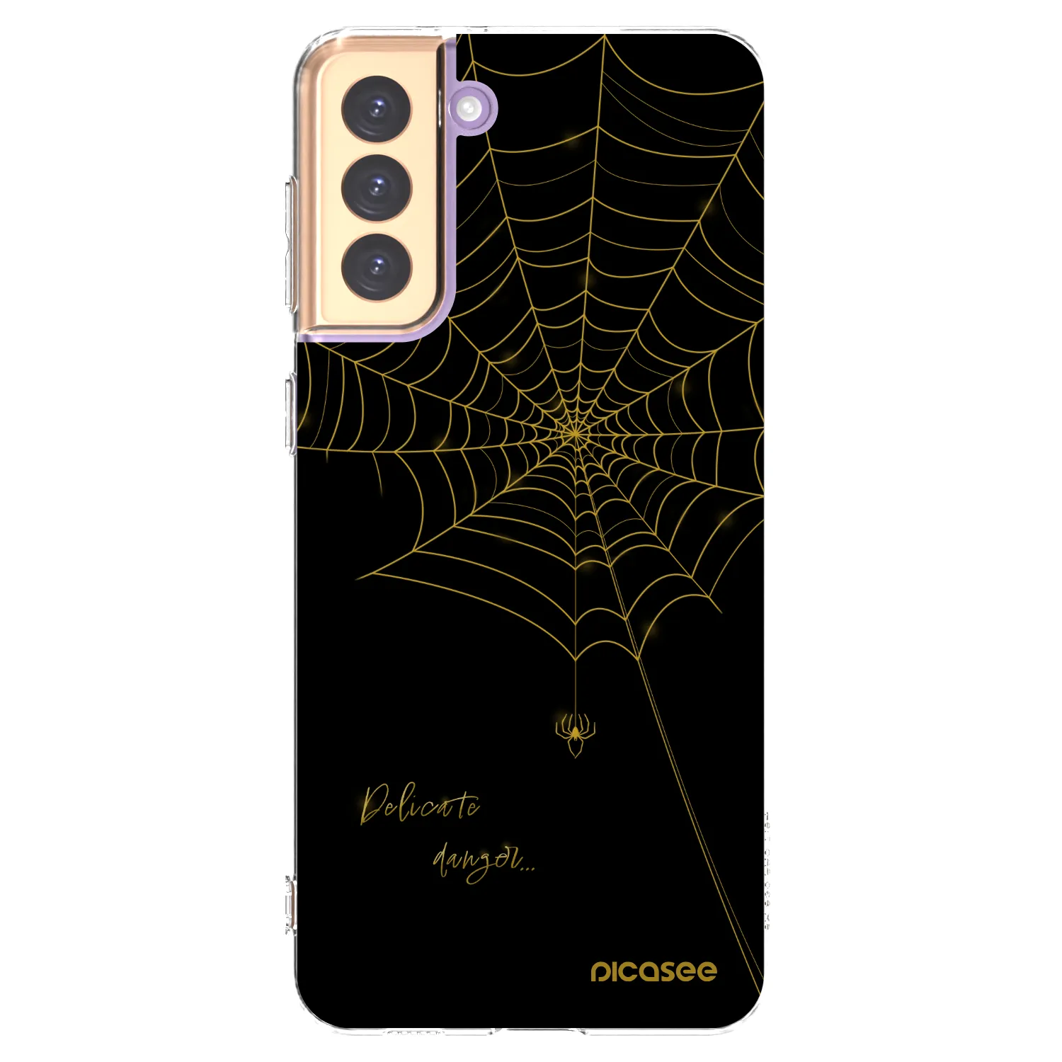 Picasee silikonska prozirna maskica za Samsung Galaxy S21+ 5G G996F - Delicate danger