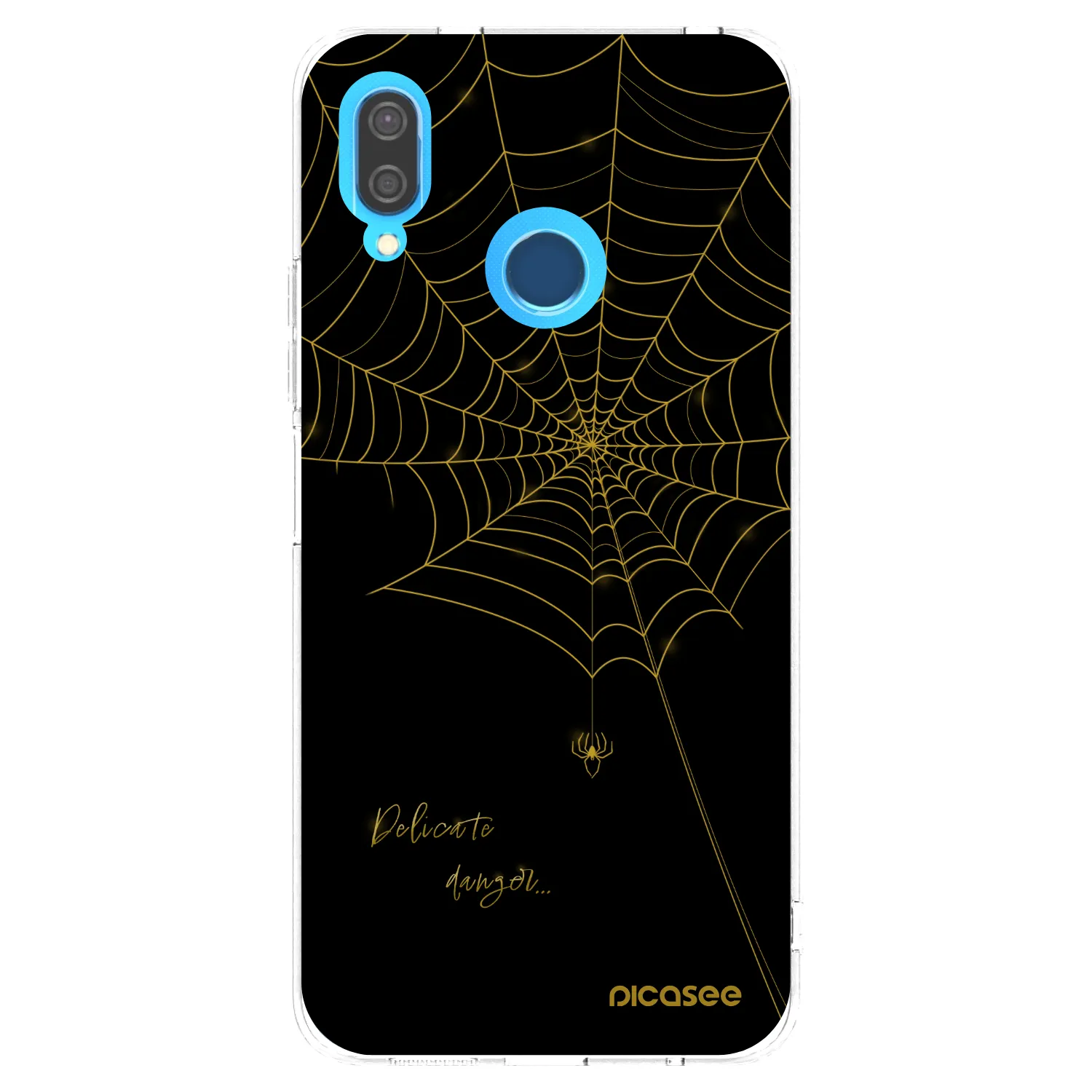 Picasee silikonska prozirna maskica za Huawei P20 Lite - Delicate danger