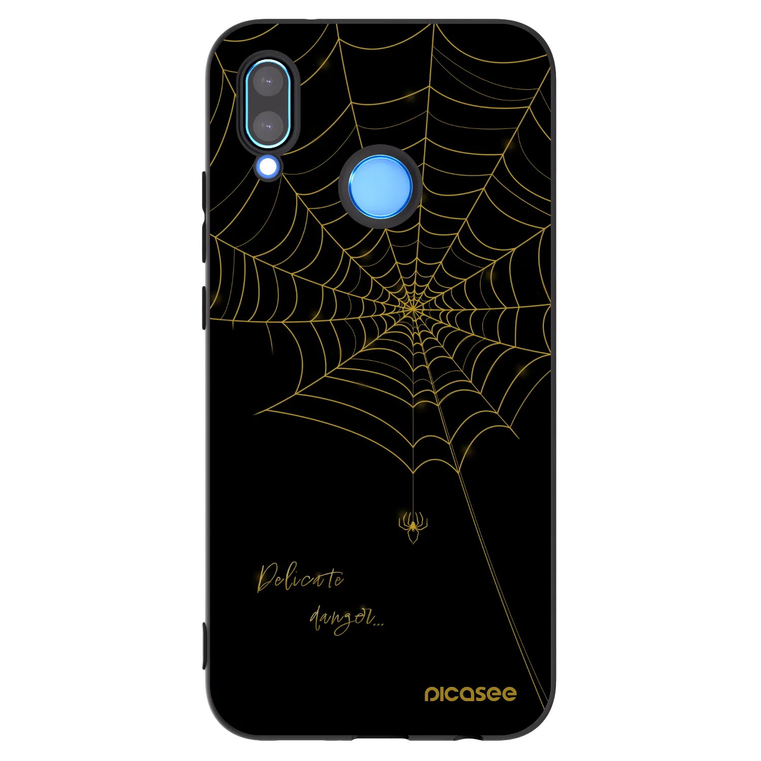 Picasee crna silikonska maskica za Huawei P20 Lite - Delicate danger