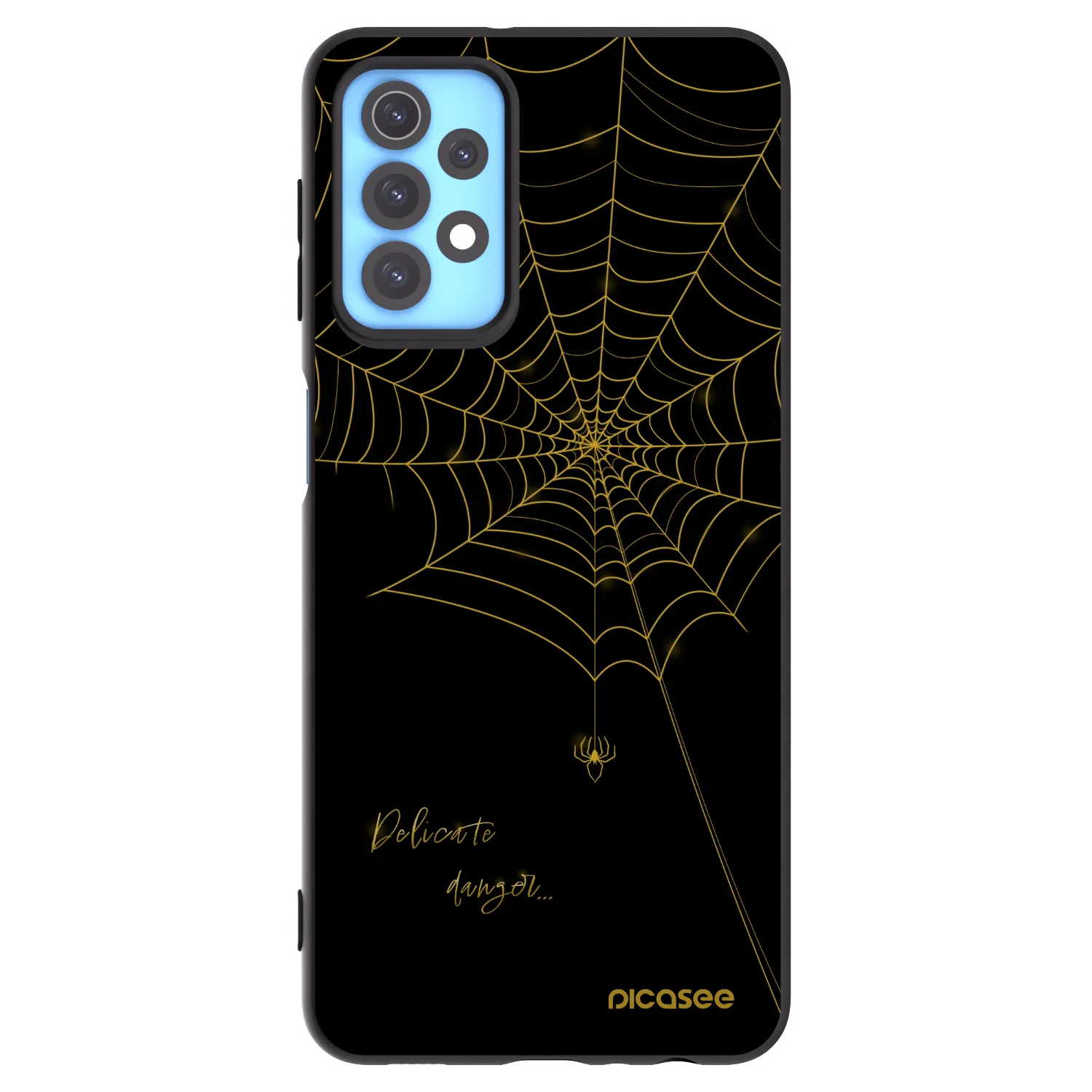 Picasee crna silikonska maskica za Samsung Galaxy A32 4G SM-A325F - Delicate danger