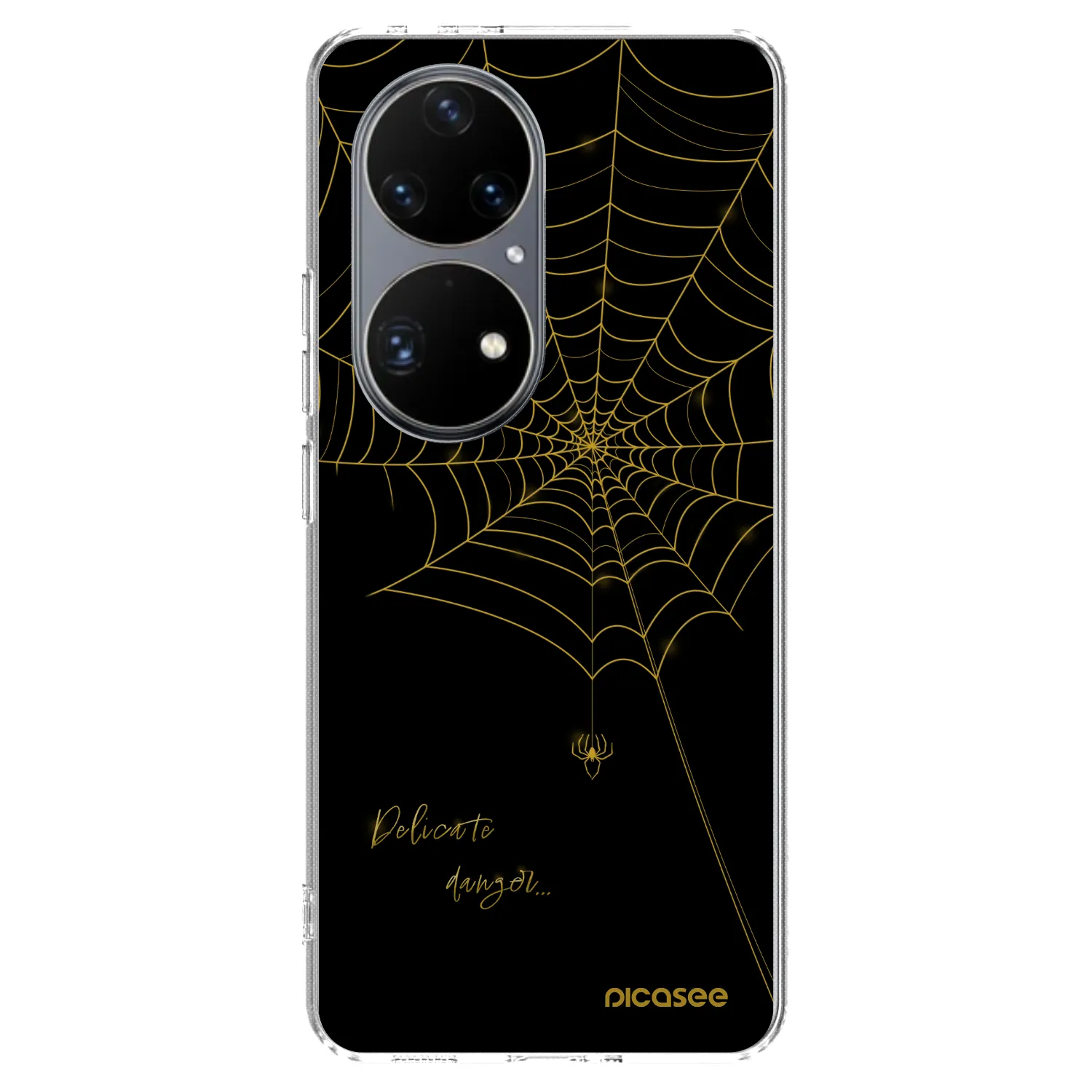 Picasee silikonska prozirna maskica za Huawei P50 - Delicate danger