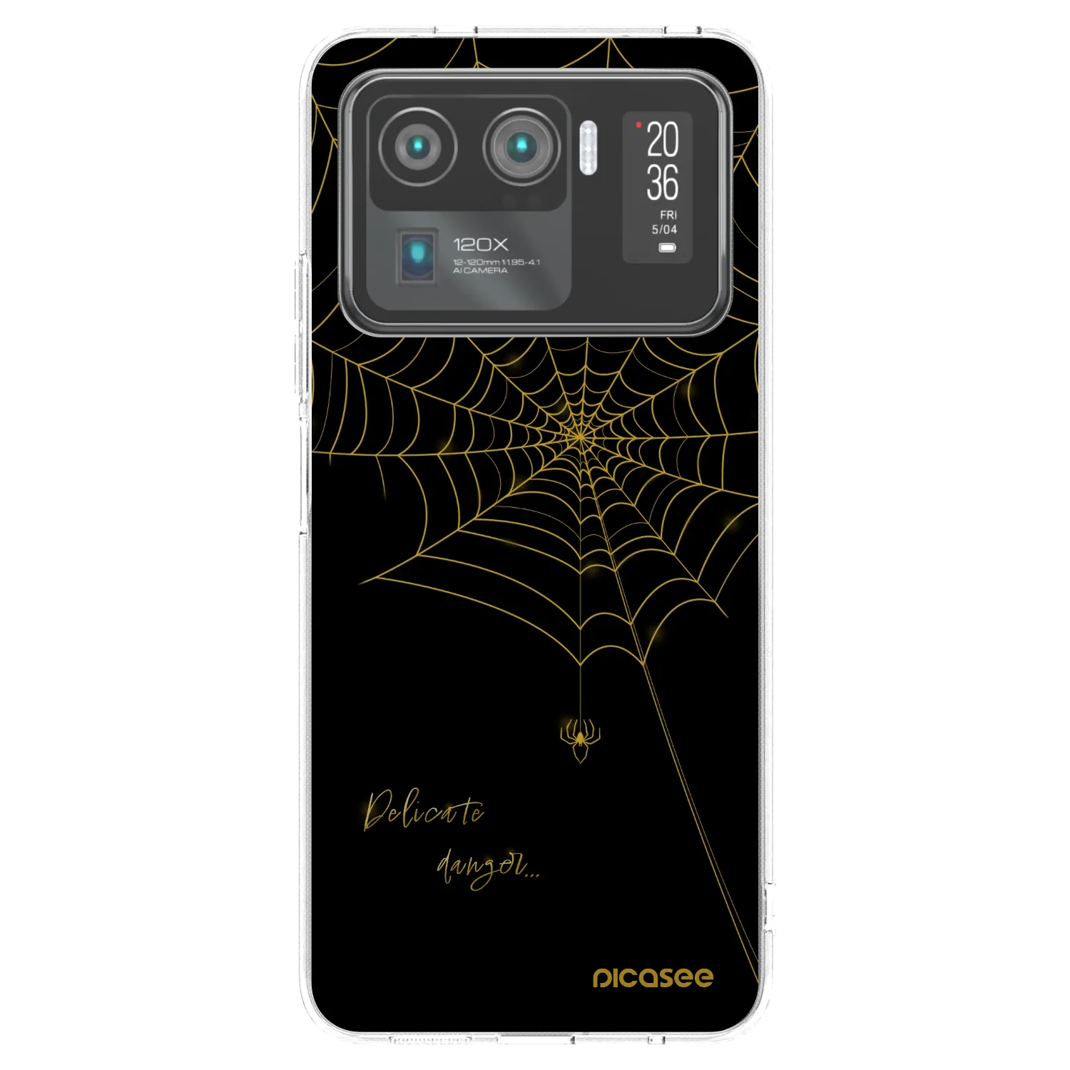 Picasee silikonska prozirna maskica za Xiaomi Mi 11 Ultra - Delicate danger