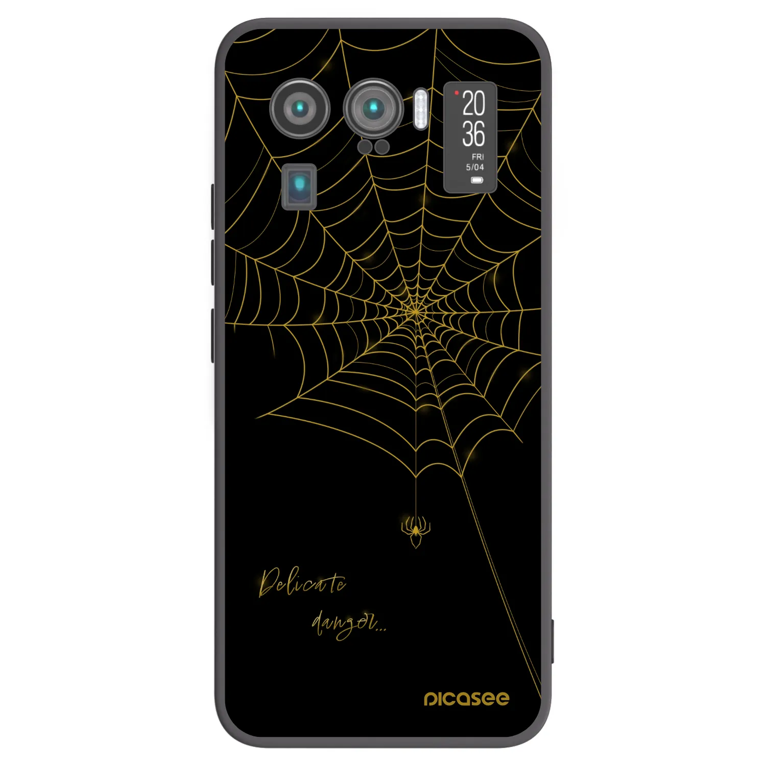 Picasee crna silikonska maskica za Xiaomi Mi 11 Ultra - Delicate danger