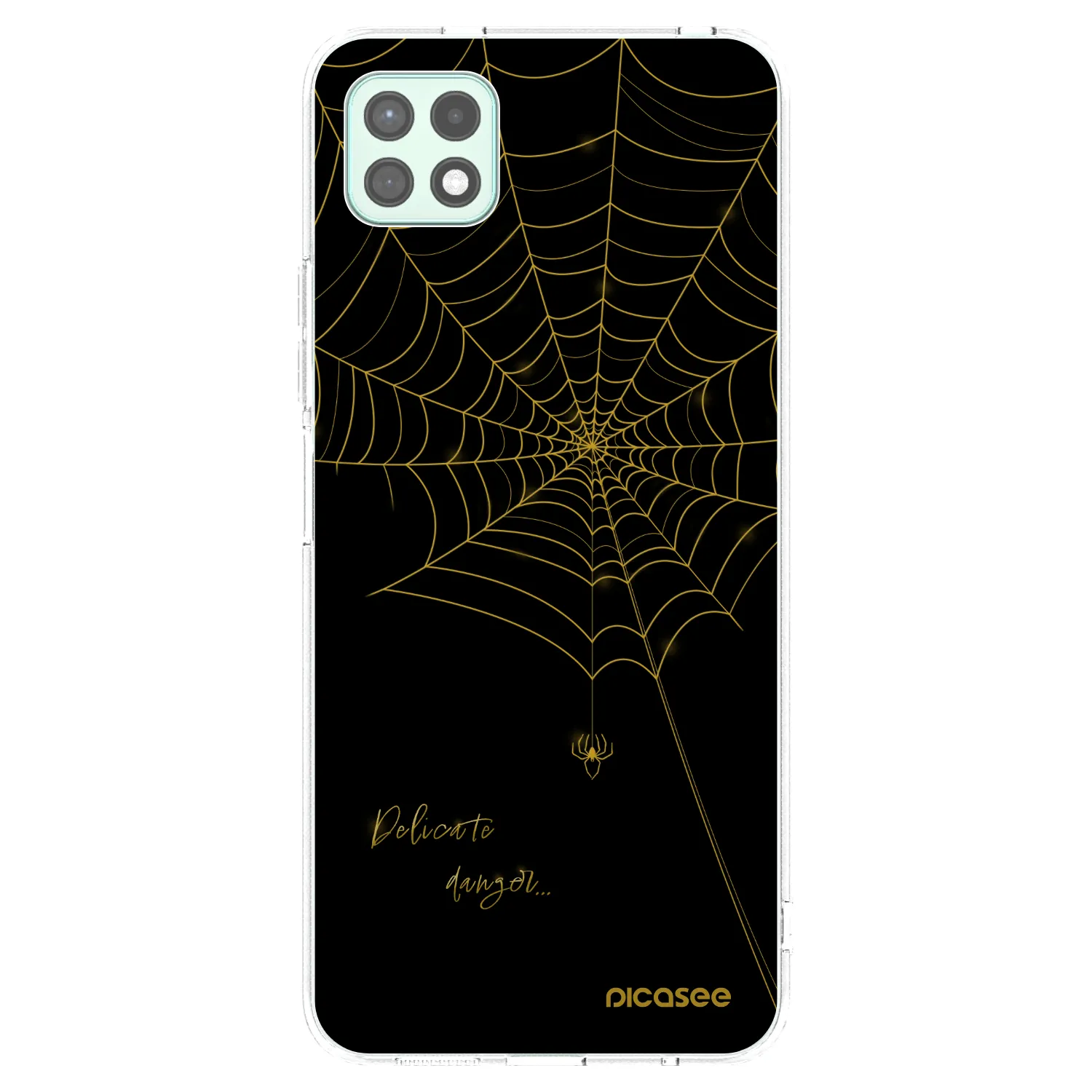 Picasee silikonska prozirna maskica za Samsung Galaxy A22 A226B 5G - Delicate danger