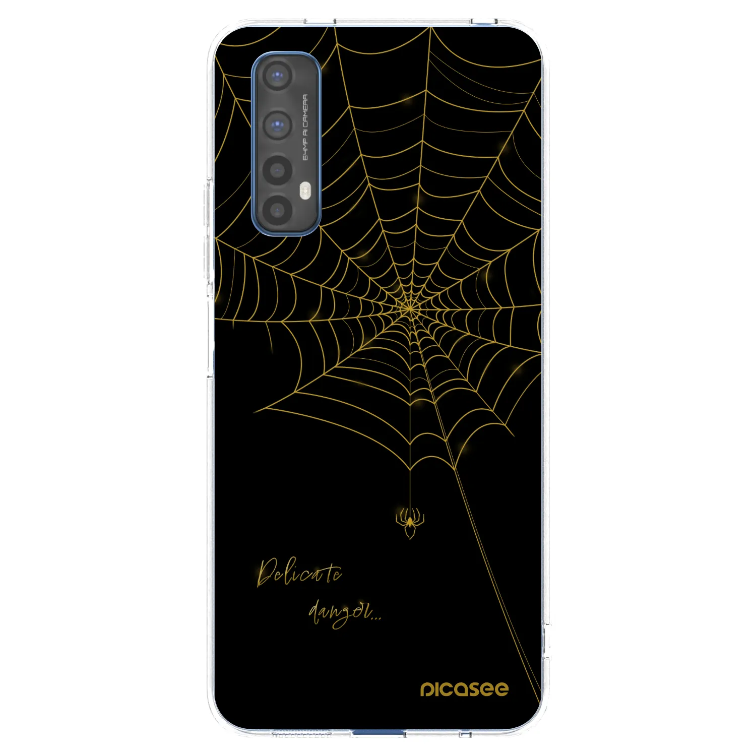 Picasee silikonska prozirna maskica za Realme 7 - Delicate danger