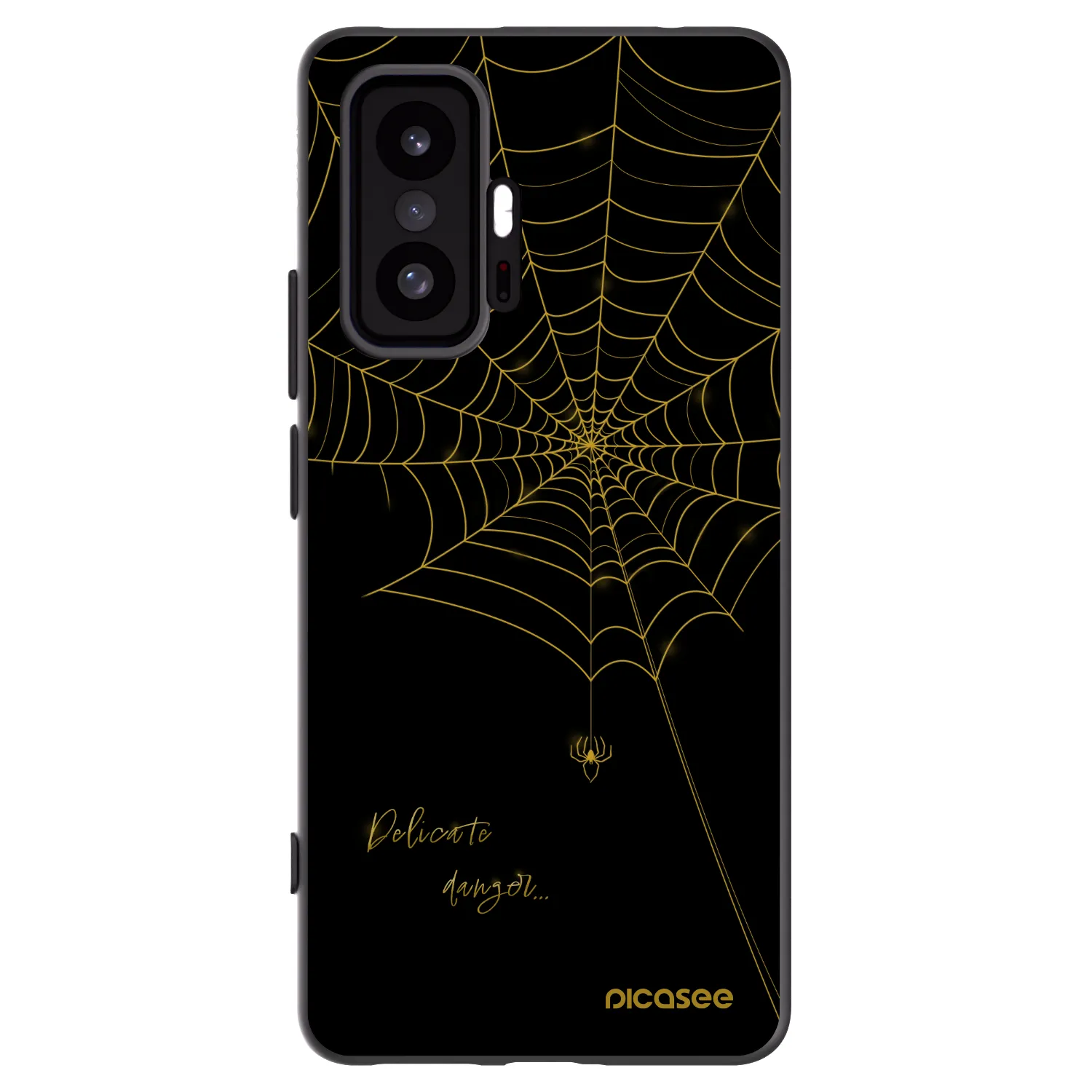 Picasee crna silikonska maskica za Xiaomi 11T Pro - Delicate danger