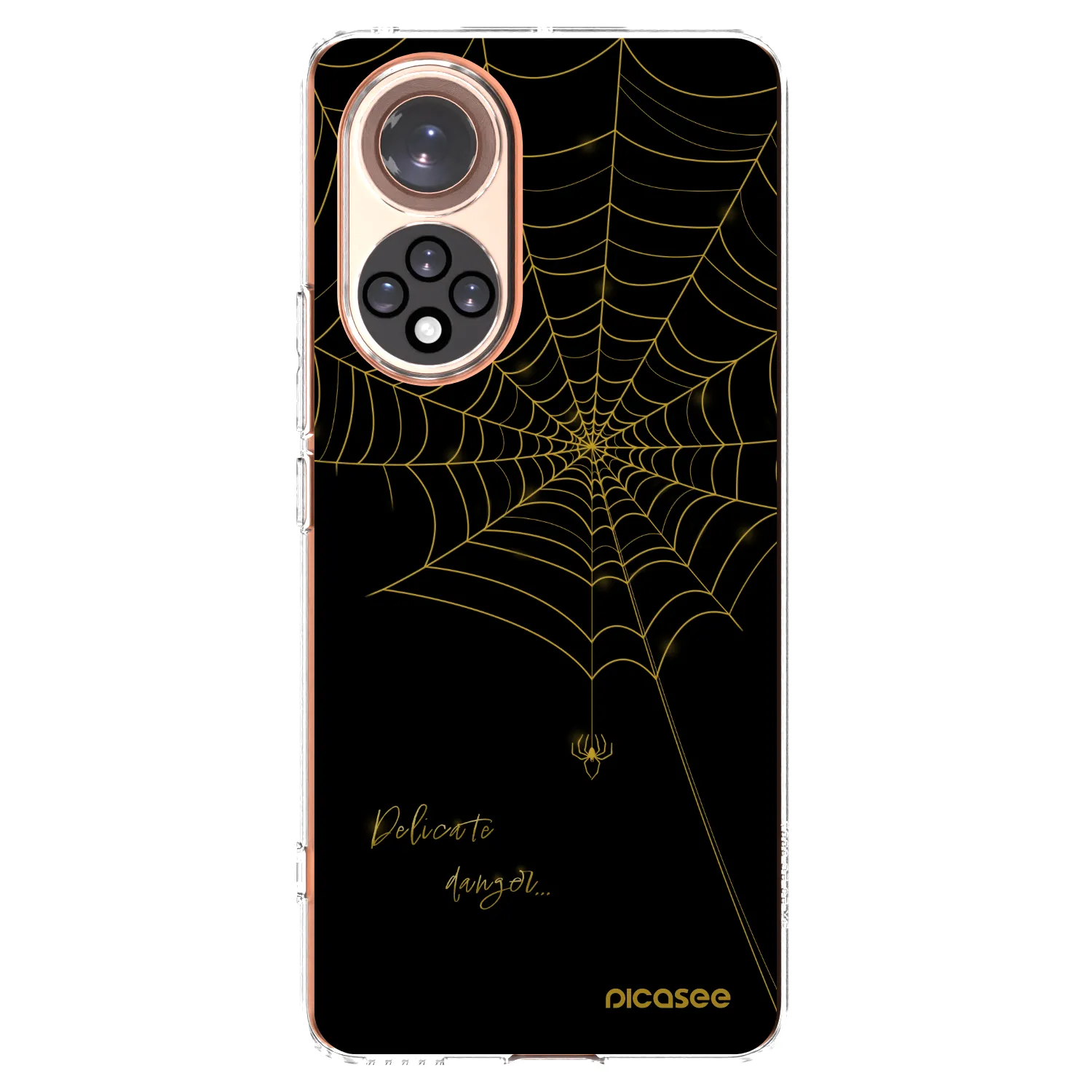 Picasee silikonska prozirna maskica za Honor 50 5G - Delicate danger