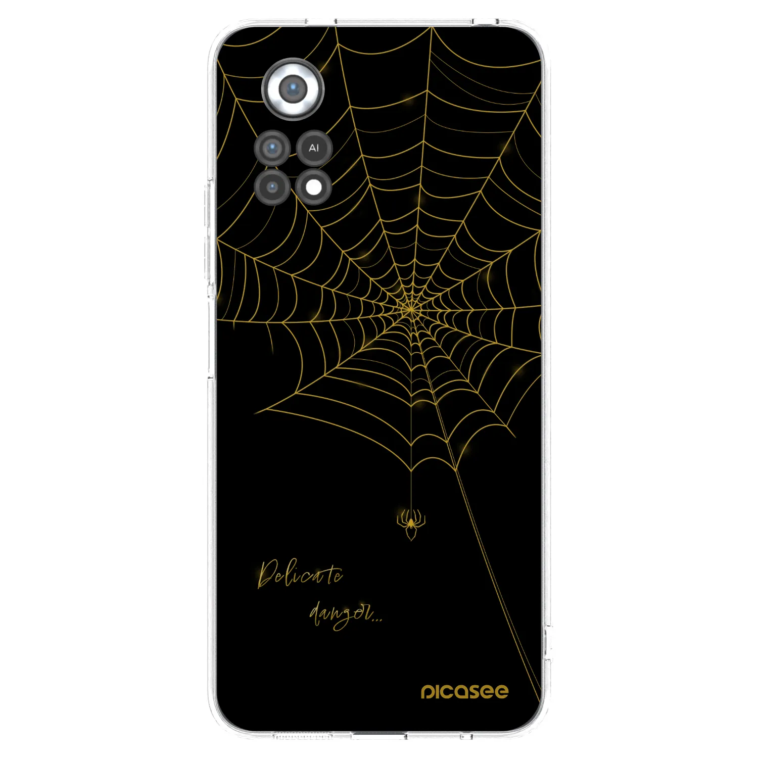 Picasee silikonska prozirna maskica za Xiaomi Poco X4 Pro 5G - Delicate danger