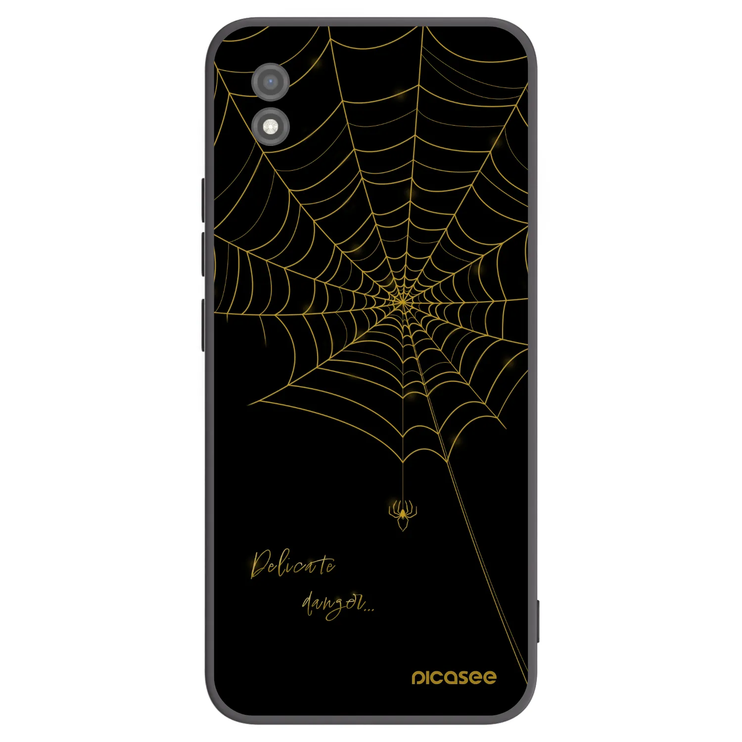 Picasee crna silikonska maskica za Realme C11 (2021) - Delicate danger