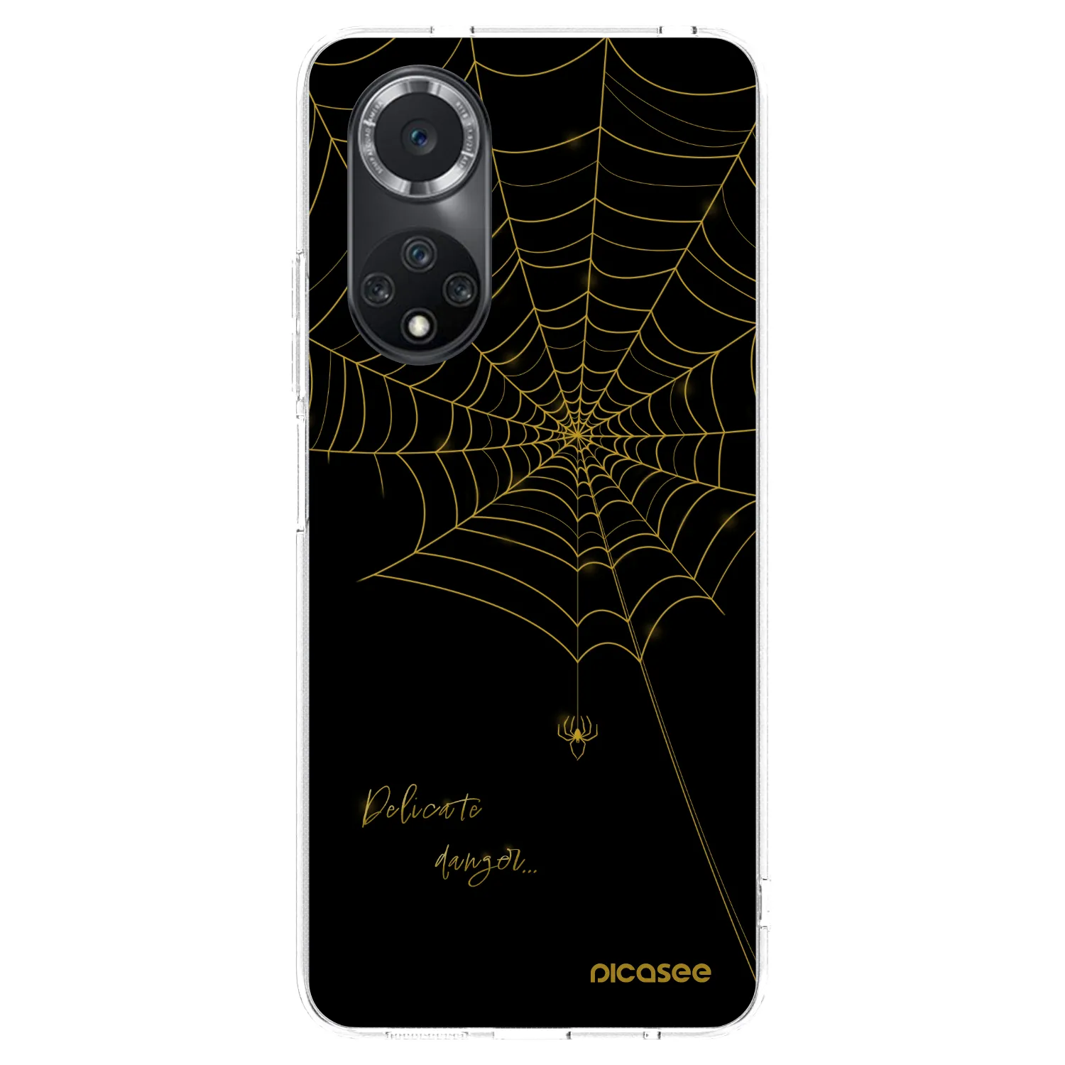 Picasee silikonska prozirna maskica za Huawei Nova 9 SE - Delicate danger