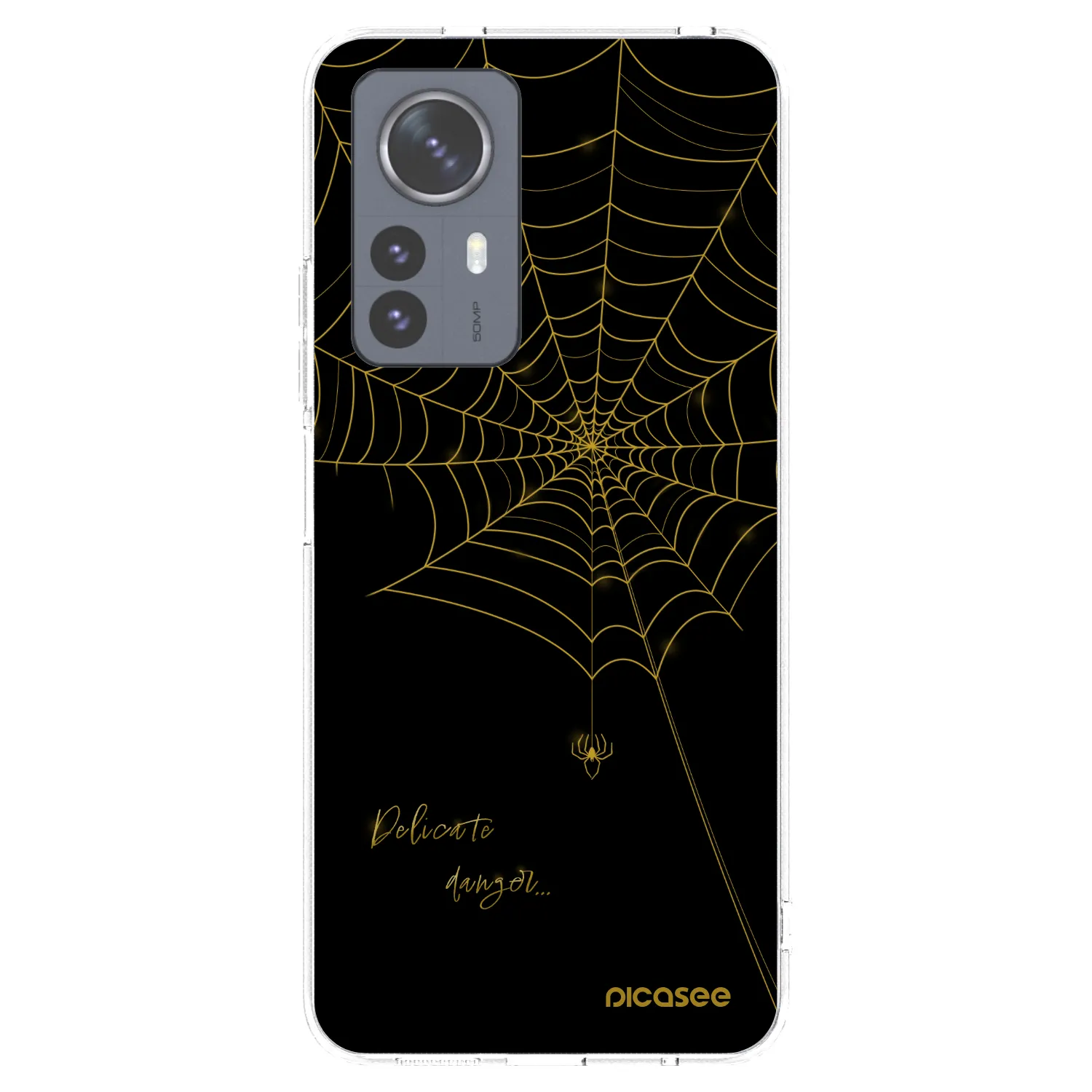 Picasee silikonska prozirna maskica za Xiaomi 12 Pro - Delicate danger