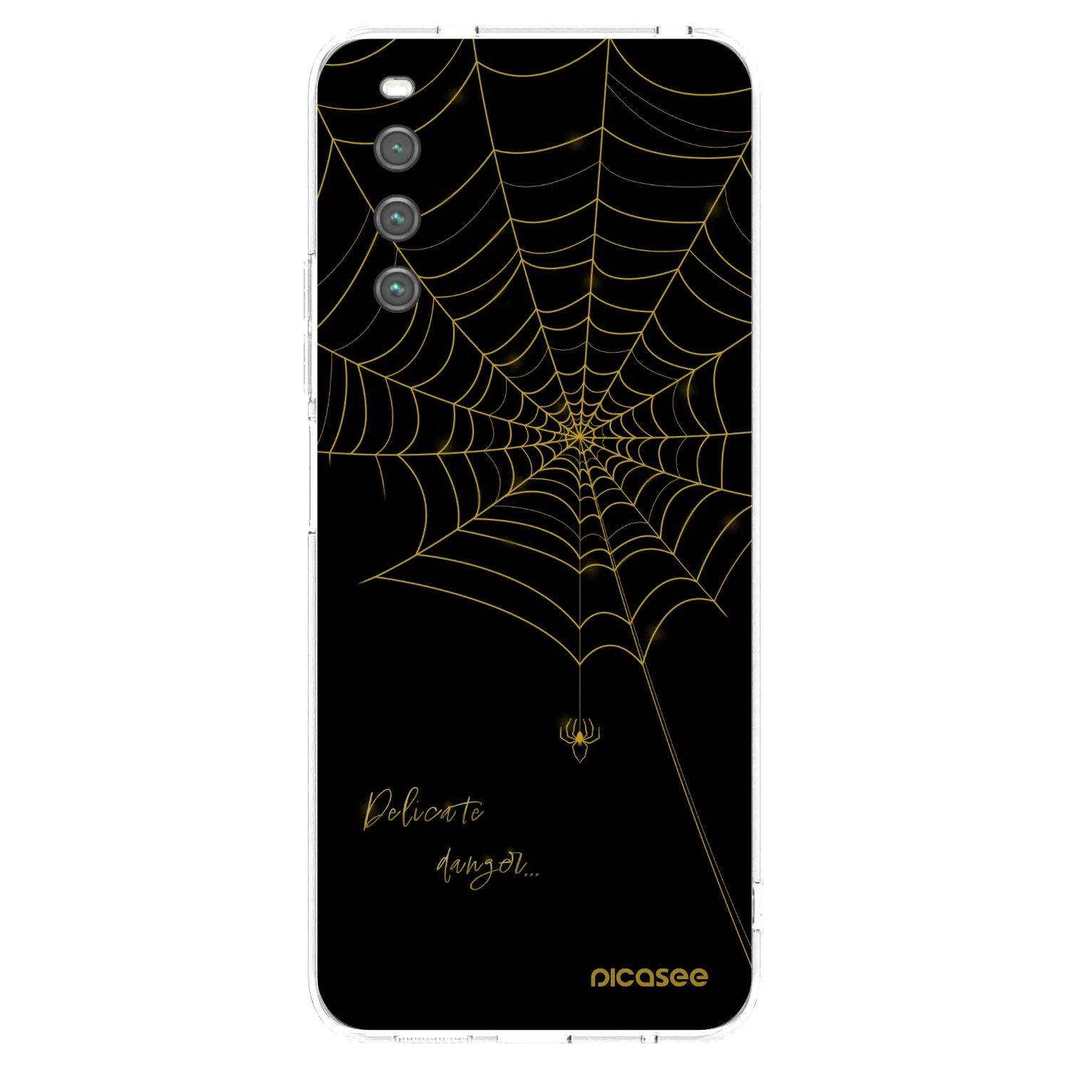 Picasee silikonska prozirna maskica za Sony Xperia 10 IV 5G - Delicate danger