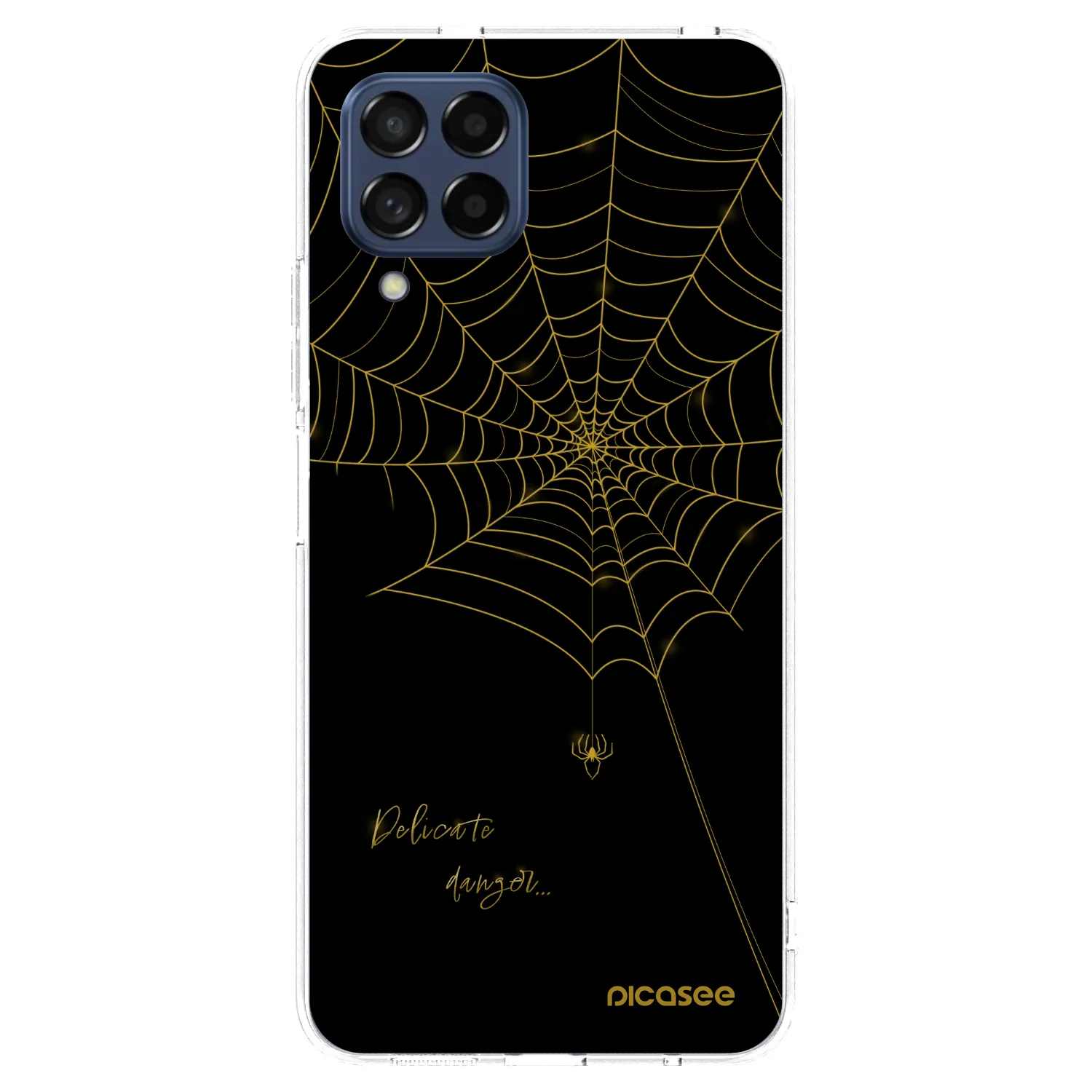 Picasee silikonska prozirna maskica za Samsung Galaxy M53 5G - Delicate danger