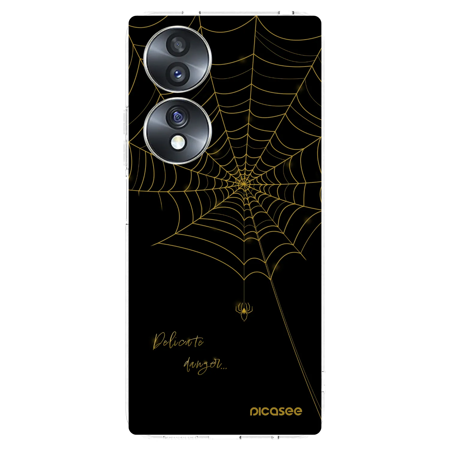 Picasee silikonska prozirna maskica za Honor 70 - Delicate danger