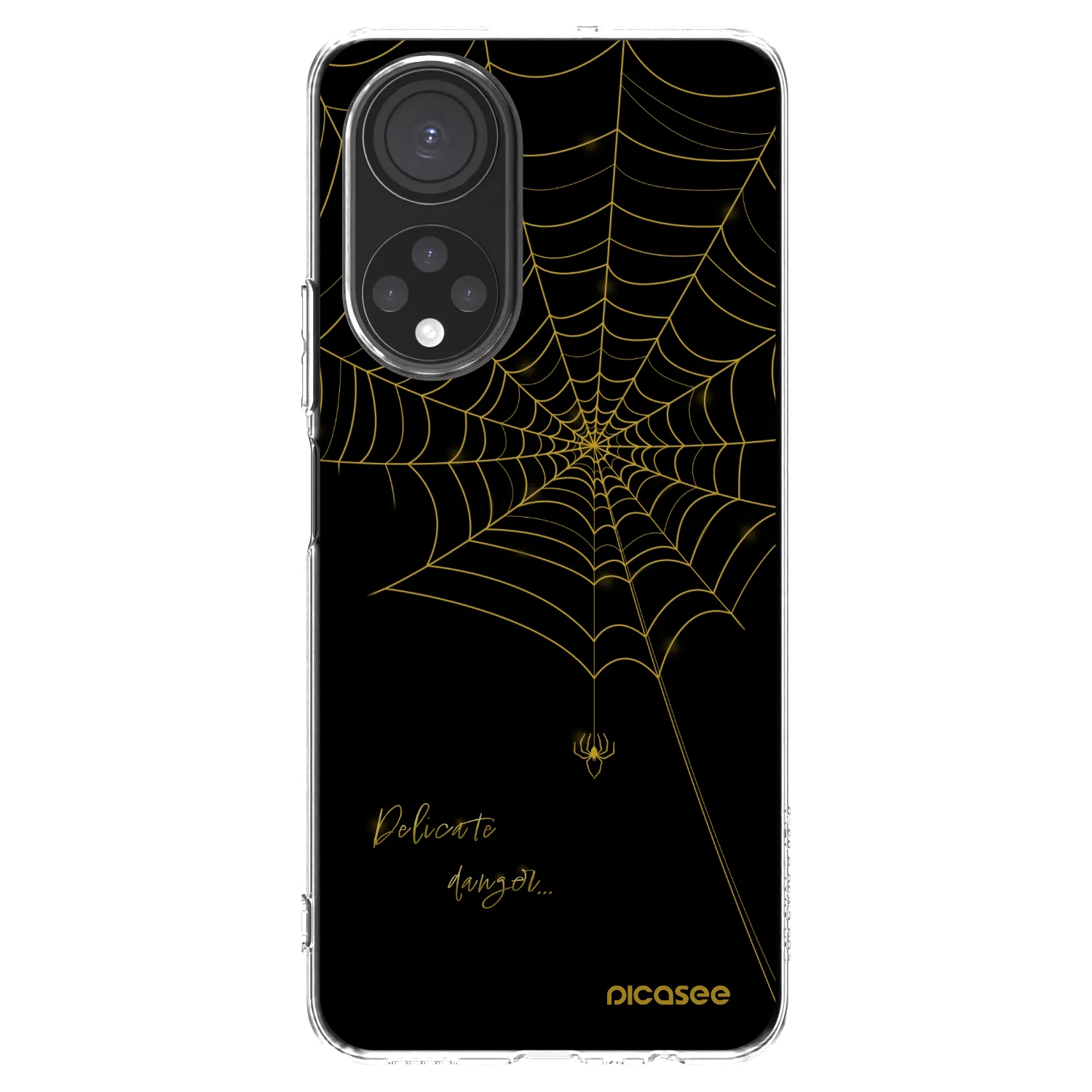 Picasee silikonska prozirna maskica za Honor X7 - Delicate danger