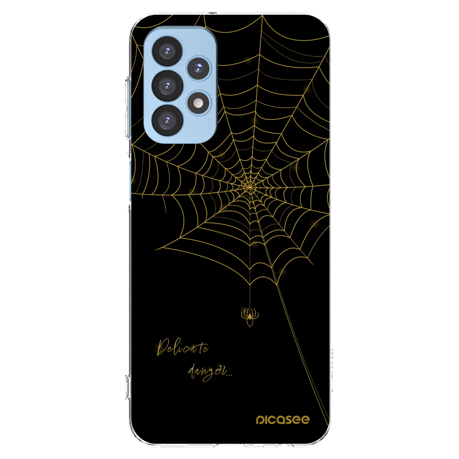 Picasee silikonska prozirna maskica za Samsung Galaxy A23 A235F 4G - Delicate danger