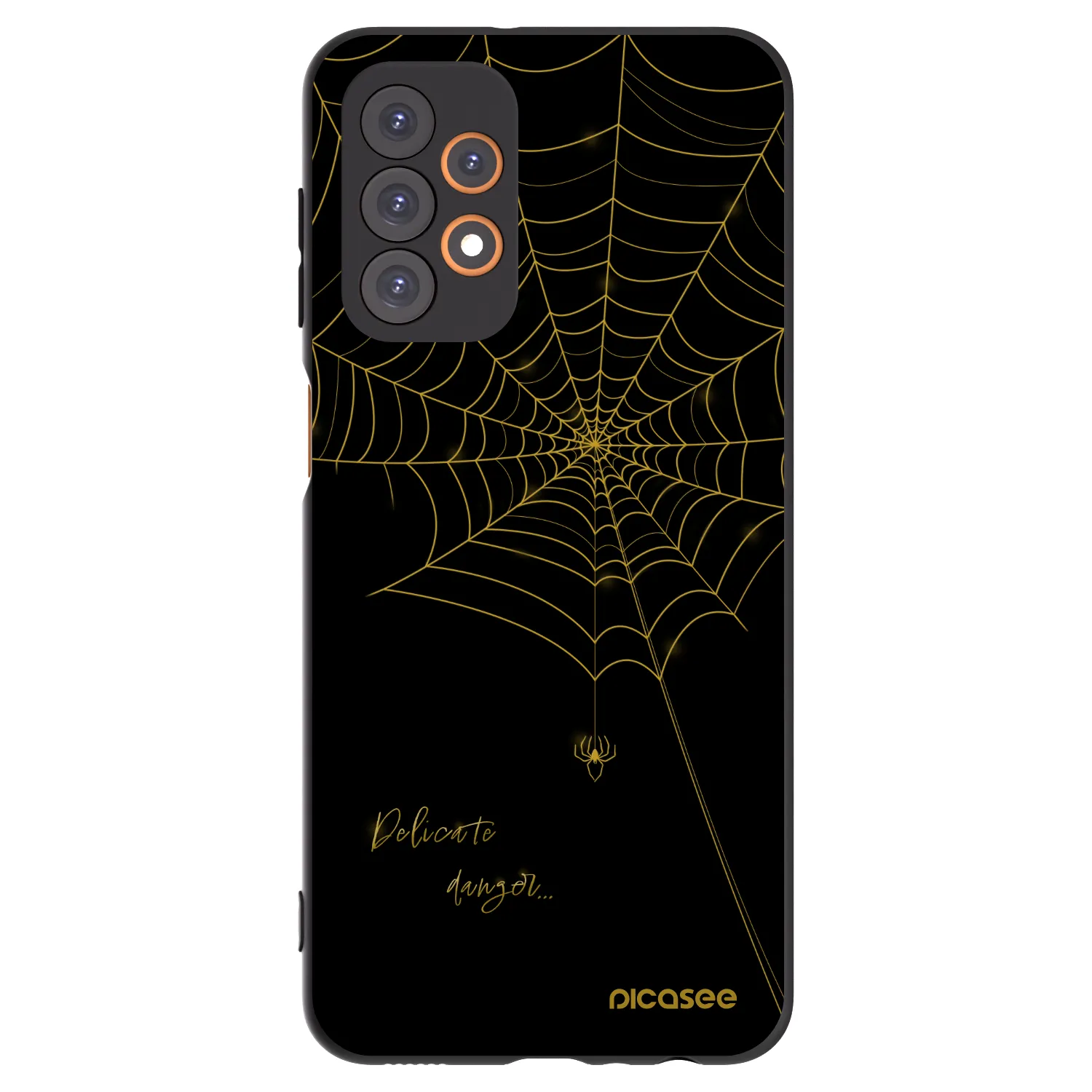 Picasee crna silikonska maskica za Samsung Galaxy A23 A236B 5G - Delicate danger