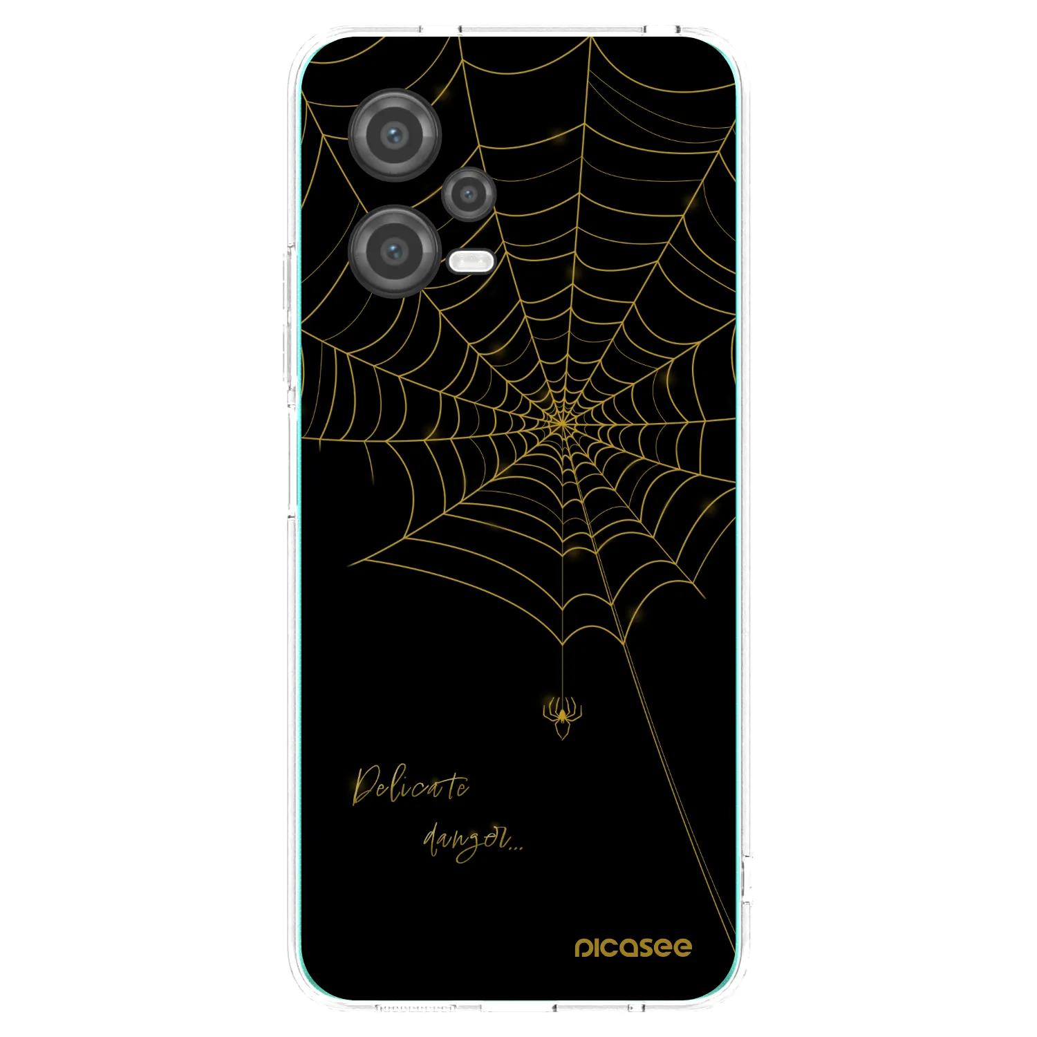 Picasee silikonska prozirna maskica za Xiaomi Poco X5 - Delicate danger