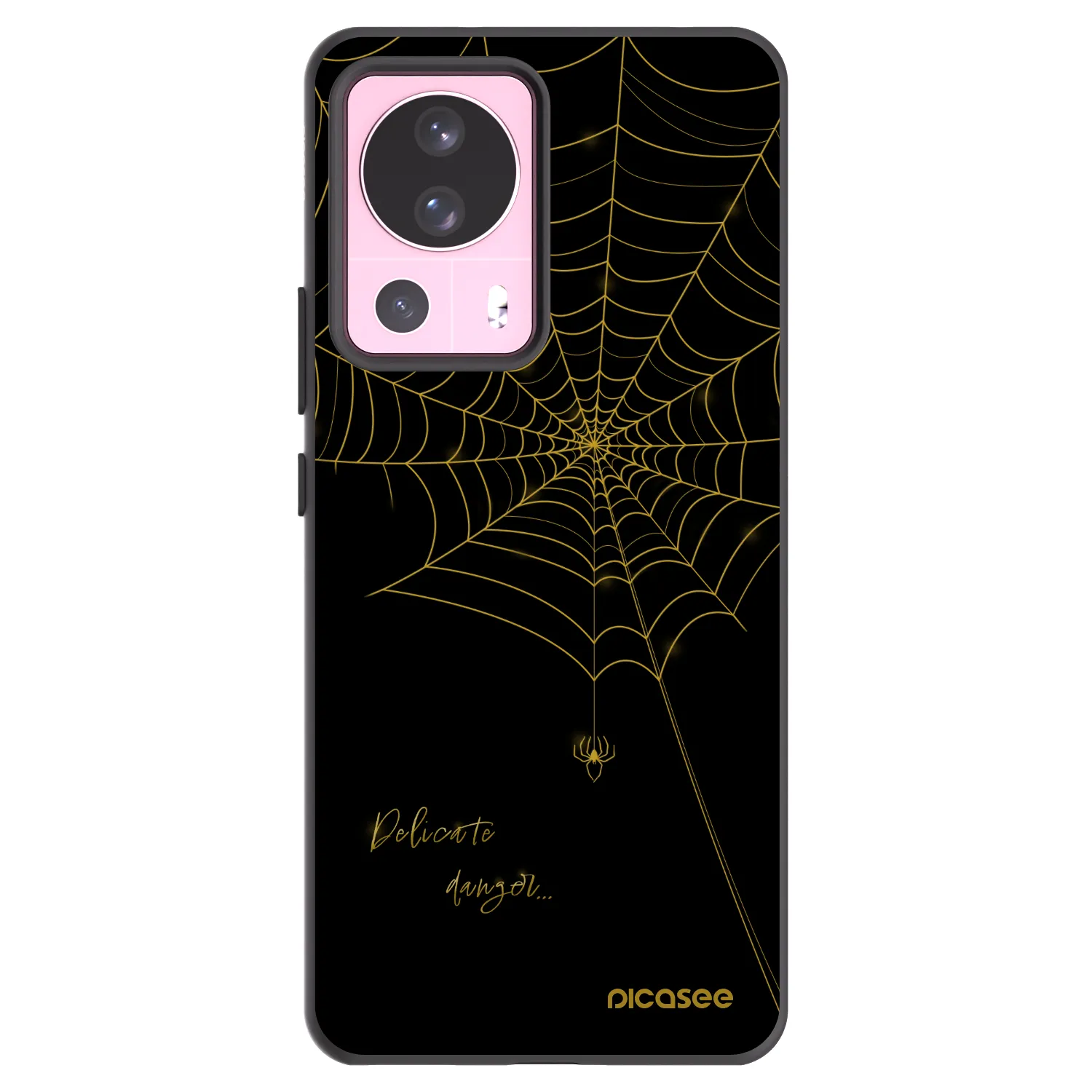 Picasee crna silikonska maskica za Xiaomi 13 Lite - Delicate danger