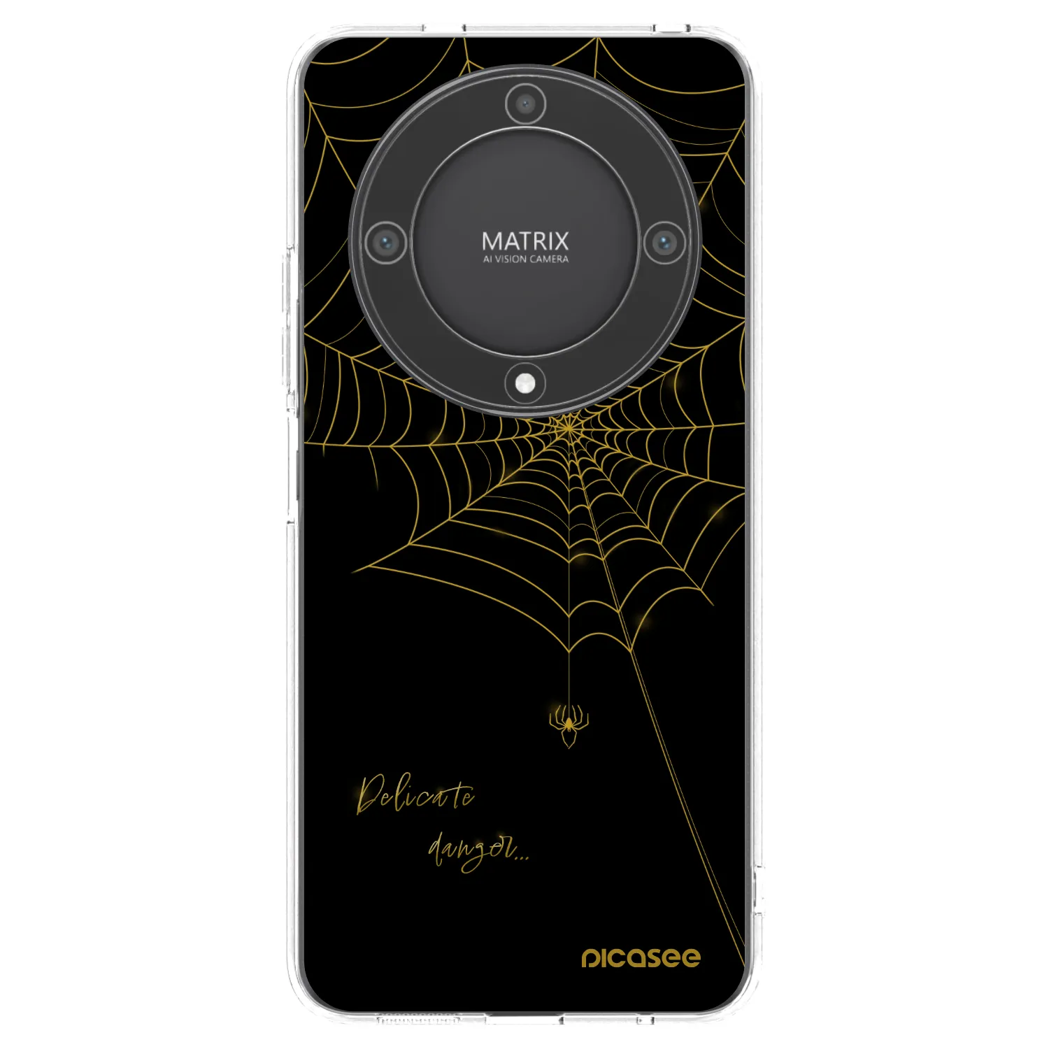 Picasee silikonska prozirna maskica za Honor Magic5 Lite 5G - Delicate danger