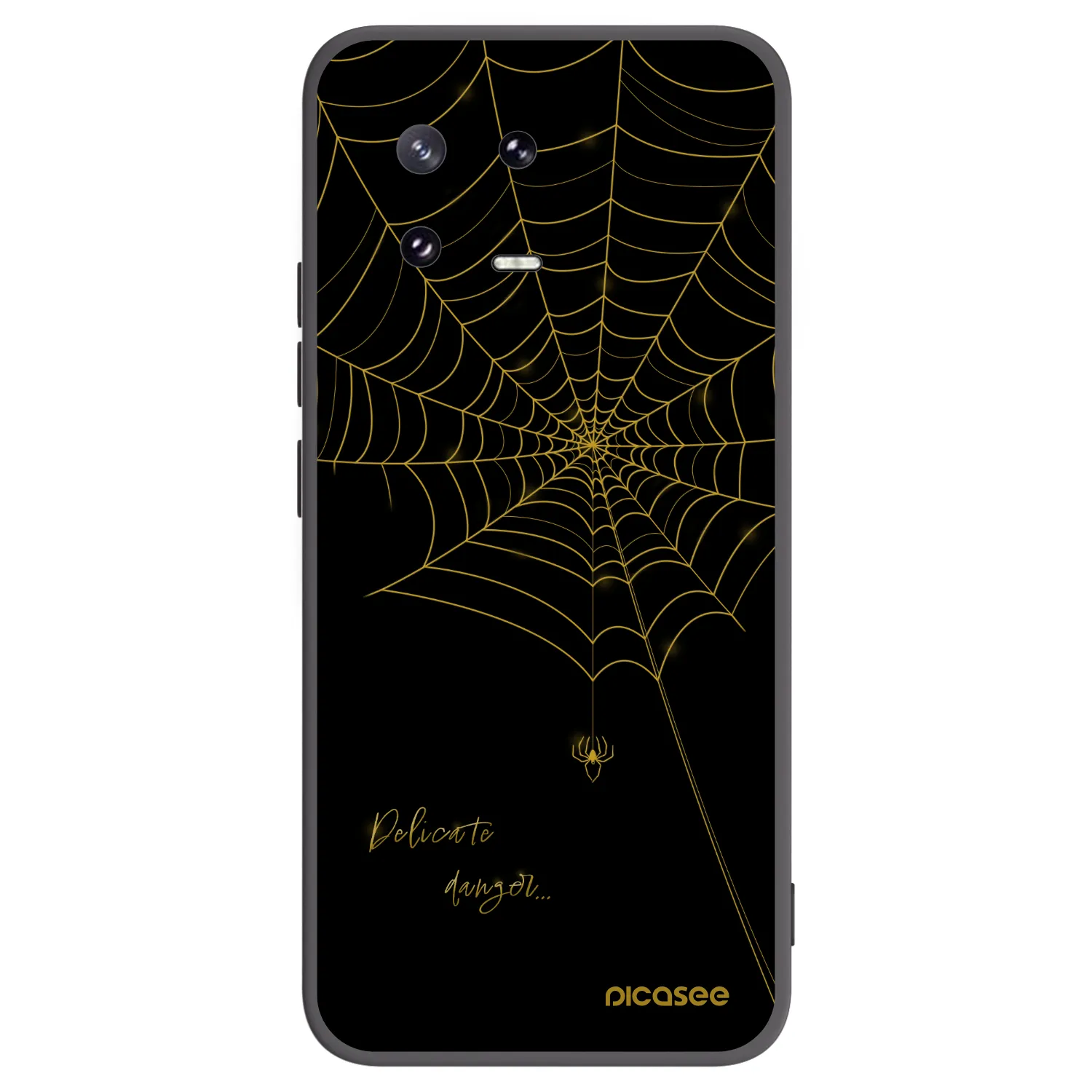 Picasee crna silikonska maskica za Xiaomi 13 Pro - Delicate danger