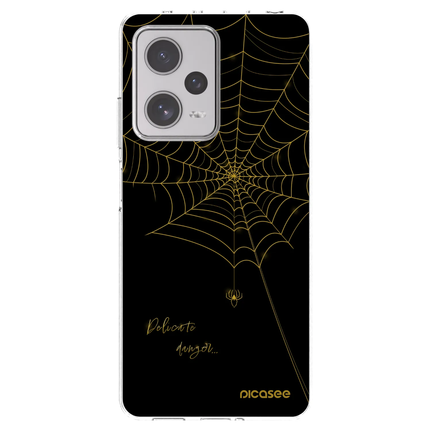 Picasee silikonska prozirna maskica za Xiaomi Redmi Note 12 Pro+ 5G - Delicate danger