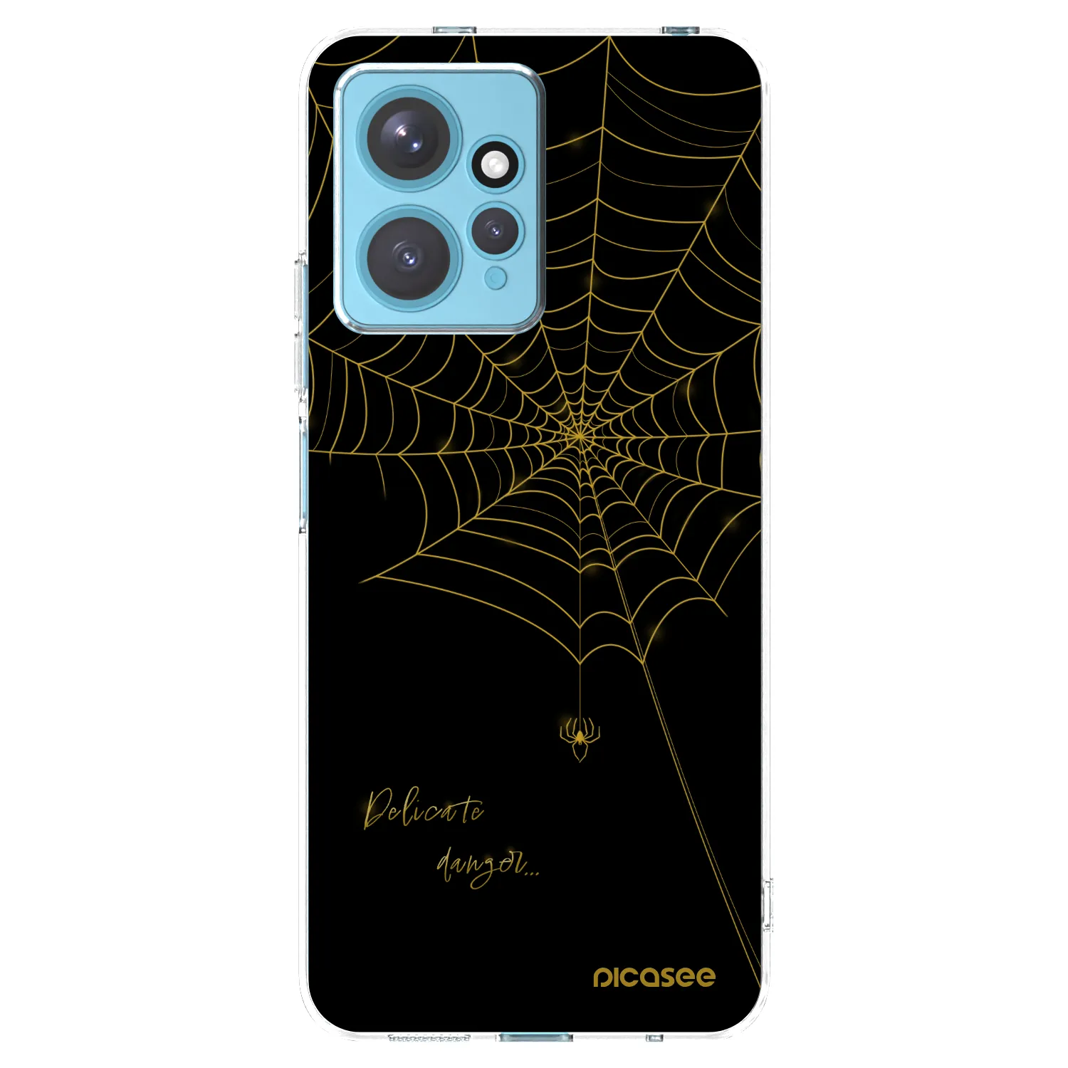 Picasee silikonska prozirna maskica za Xiaomi Redmi Note 12 4G - Delicate danger