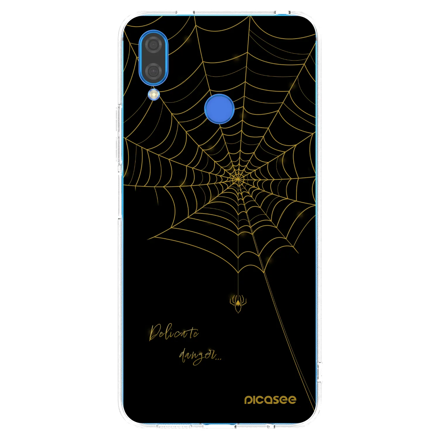 Picasee silikonska prozirna maskica za Huawei Nova 3 - Delicate danger