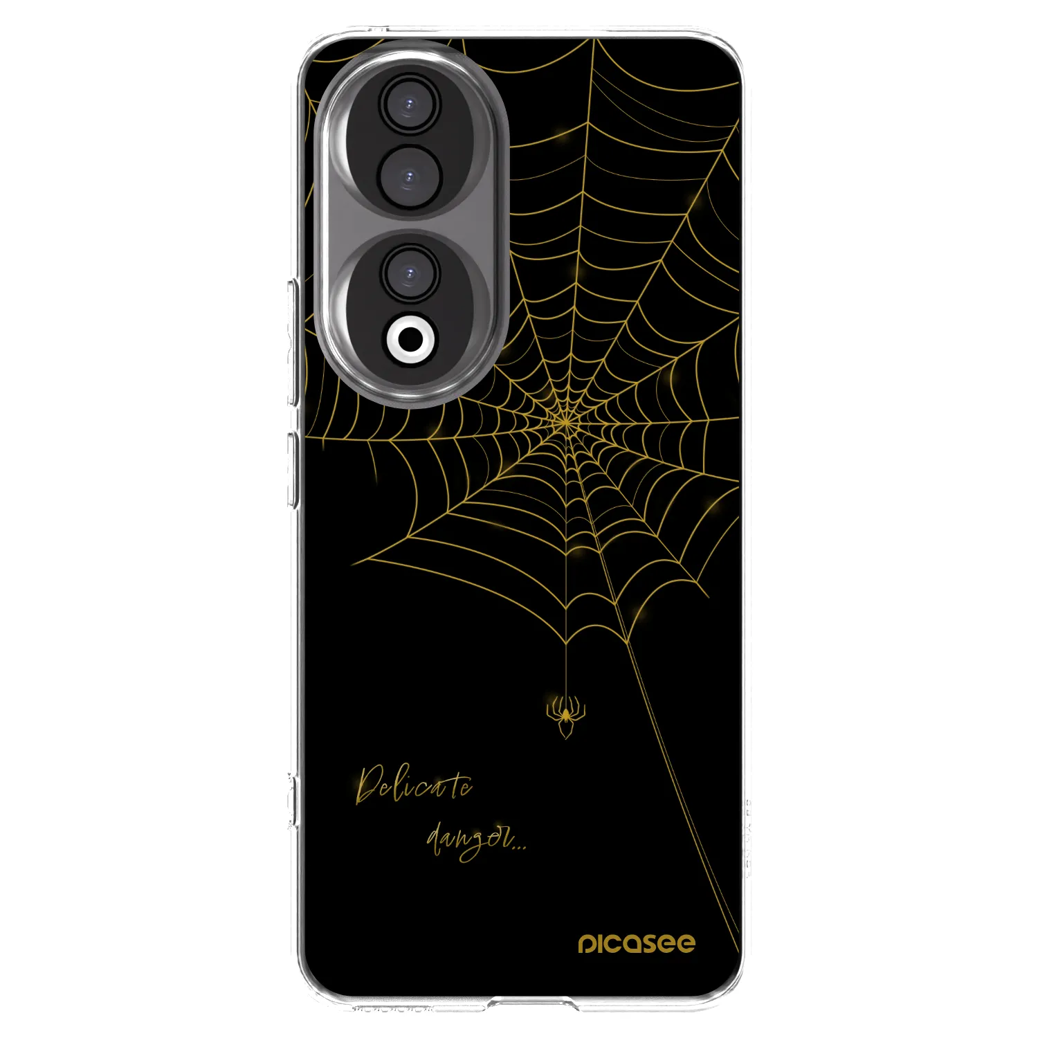 Picasee silikonska prozirna maskica za Honor 90 5G - Delicate danger