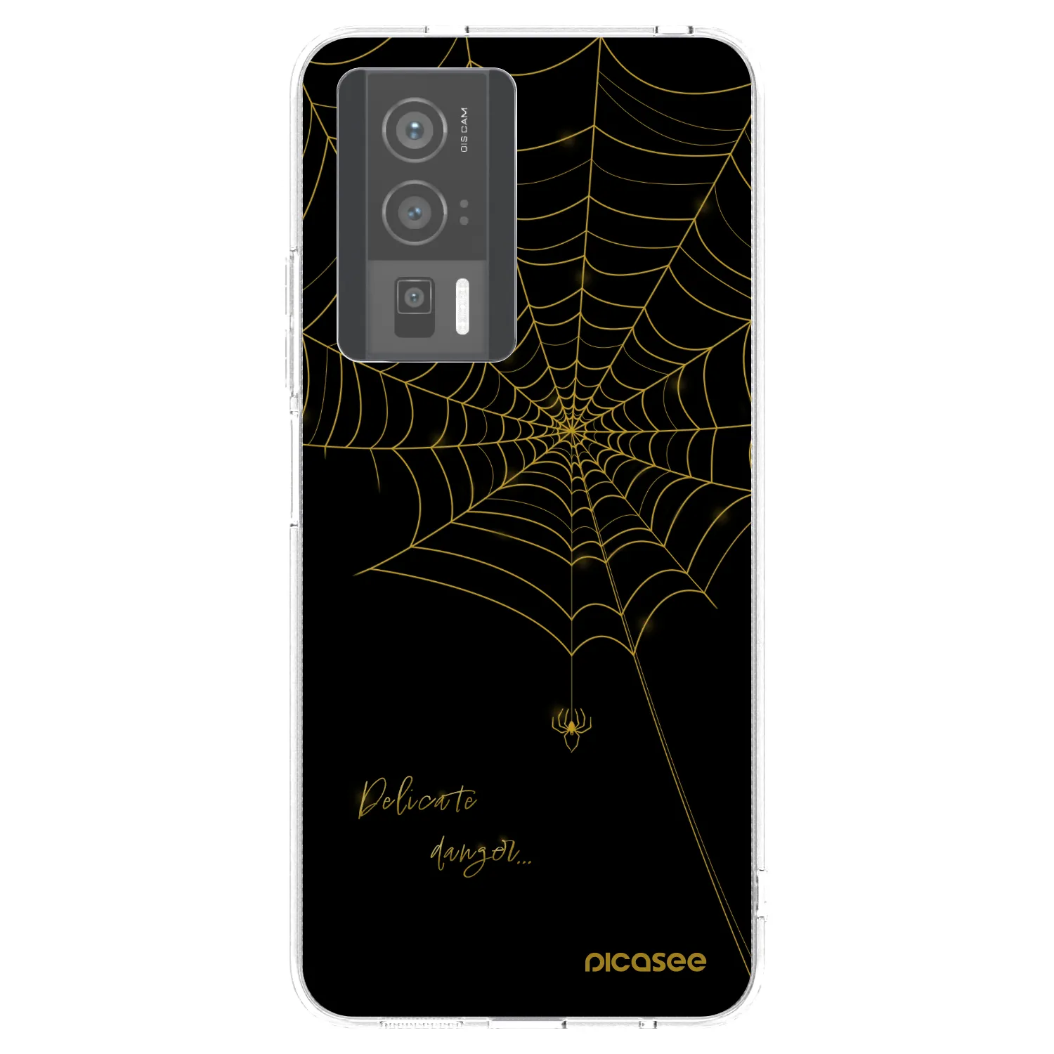 Picasee silikonska prozirna maskica za Xiaomi Poco F5 Pro 5G - Delicate danger