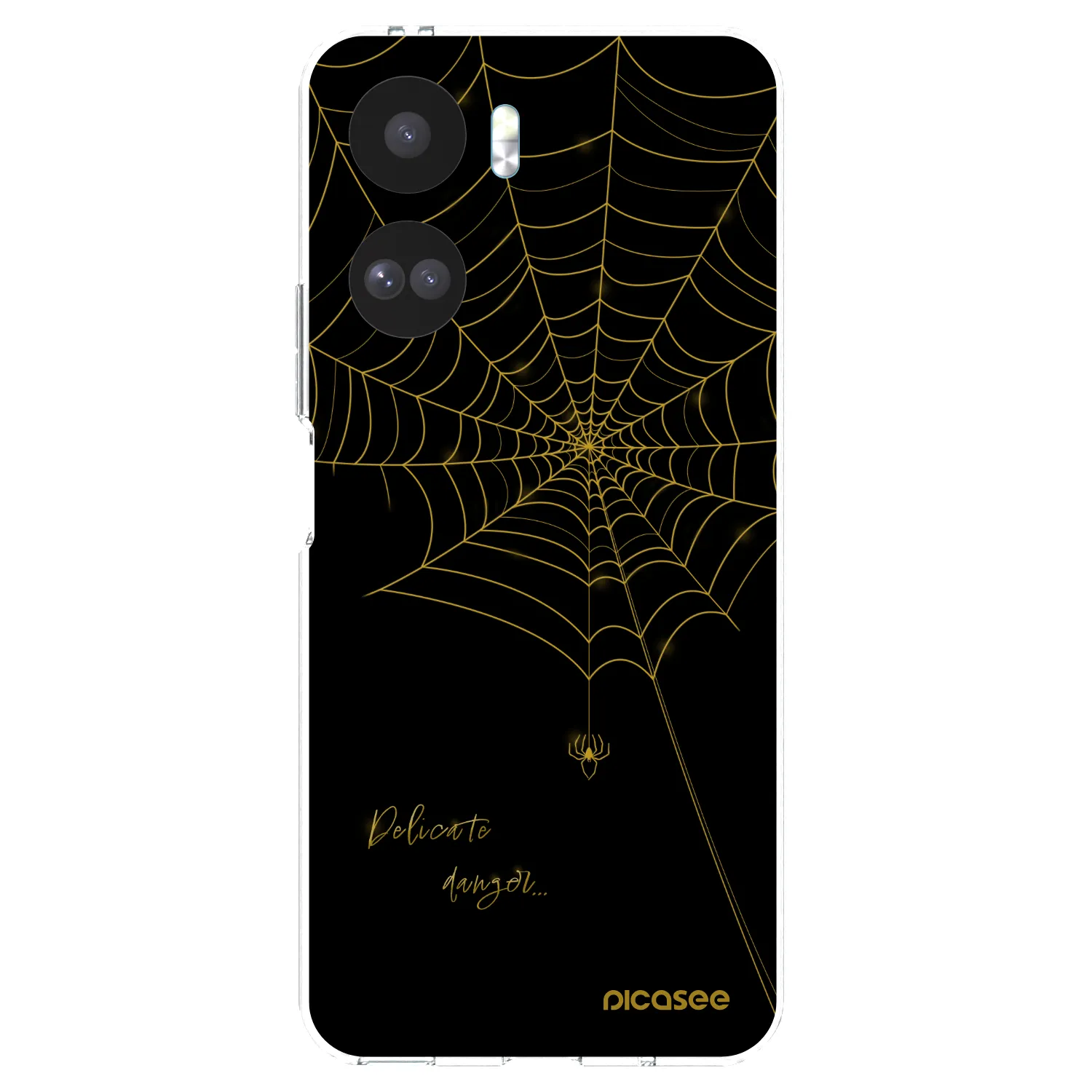 Picasee silikonska prozirna maskica za Honor 90 Lite 5G - Delicate danger