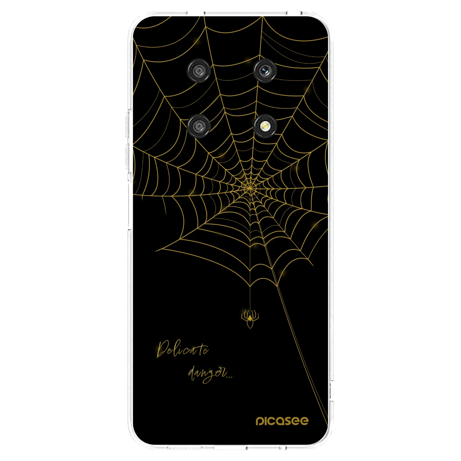 Picasee silikonska prozirna maskica za Honor Magic4 Lite 5G - Delicate danger