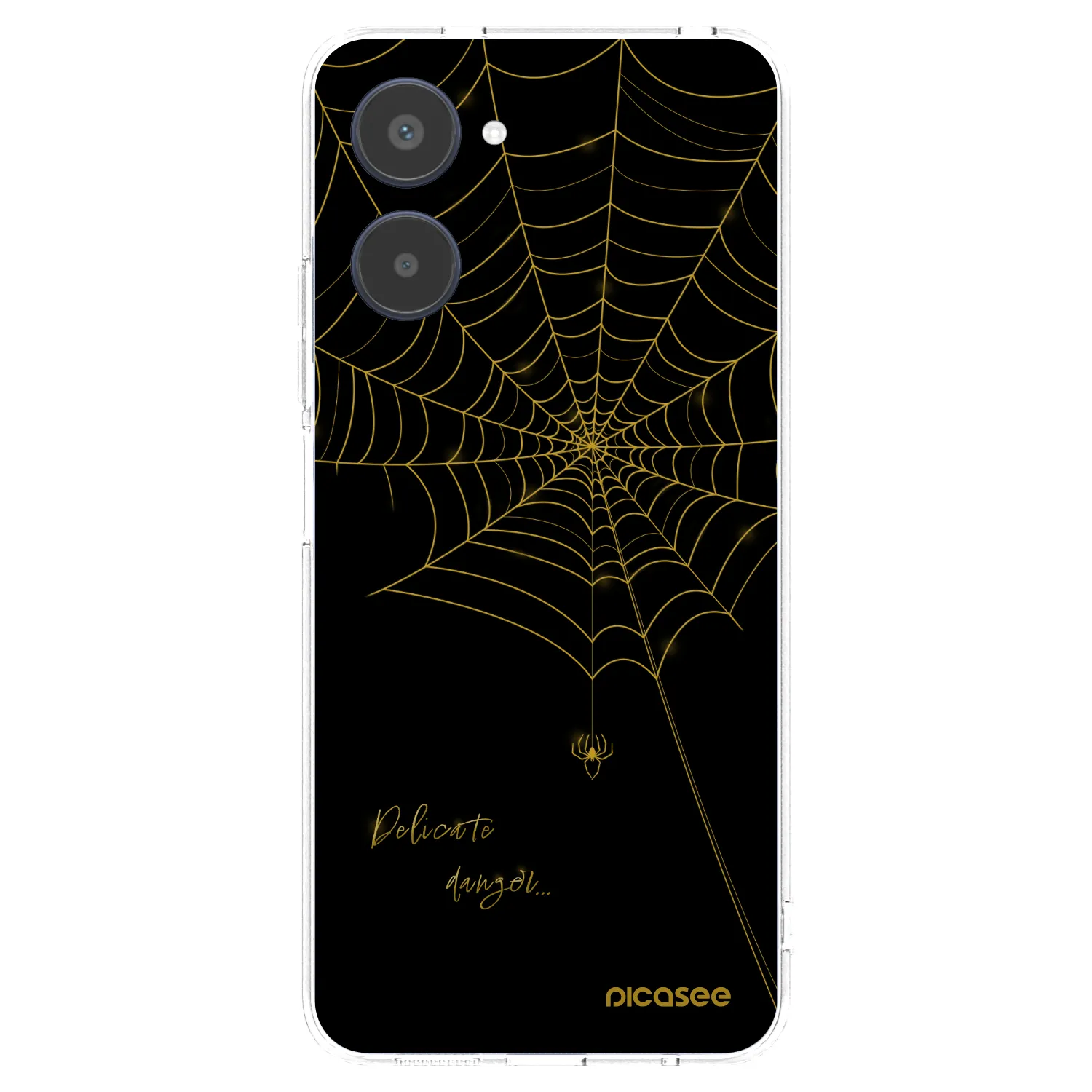Picasee silikonska prozirna maskica za Realme 10 4G - Delicate danger
