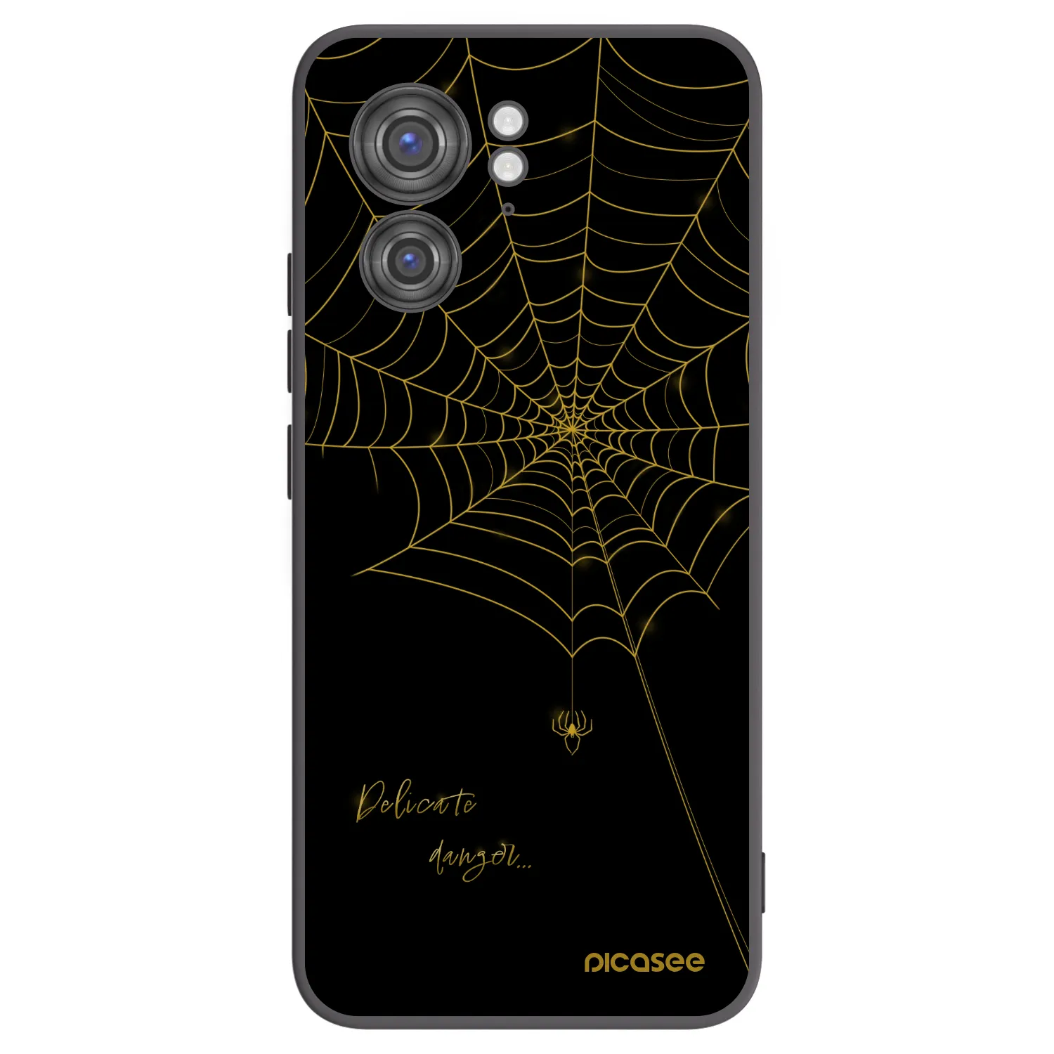 Picasee crna silikonska maskica za Motorola Edge 40 - Delicate danger