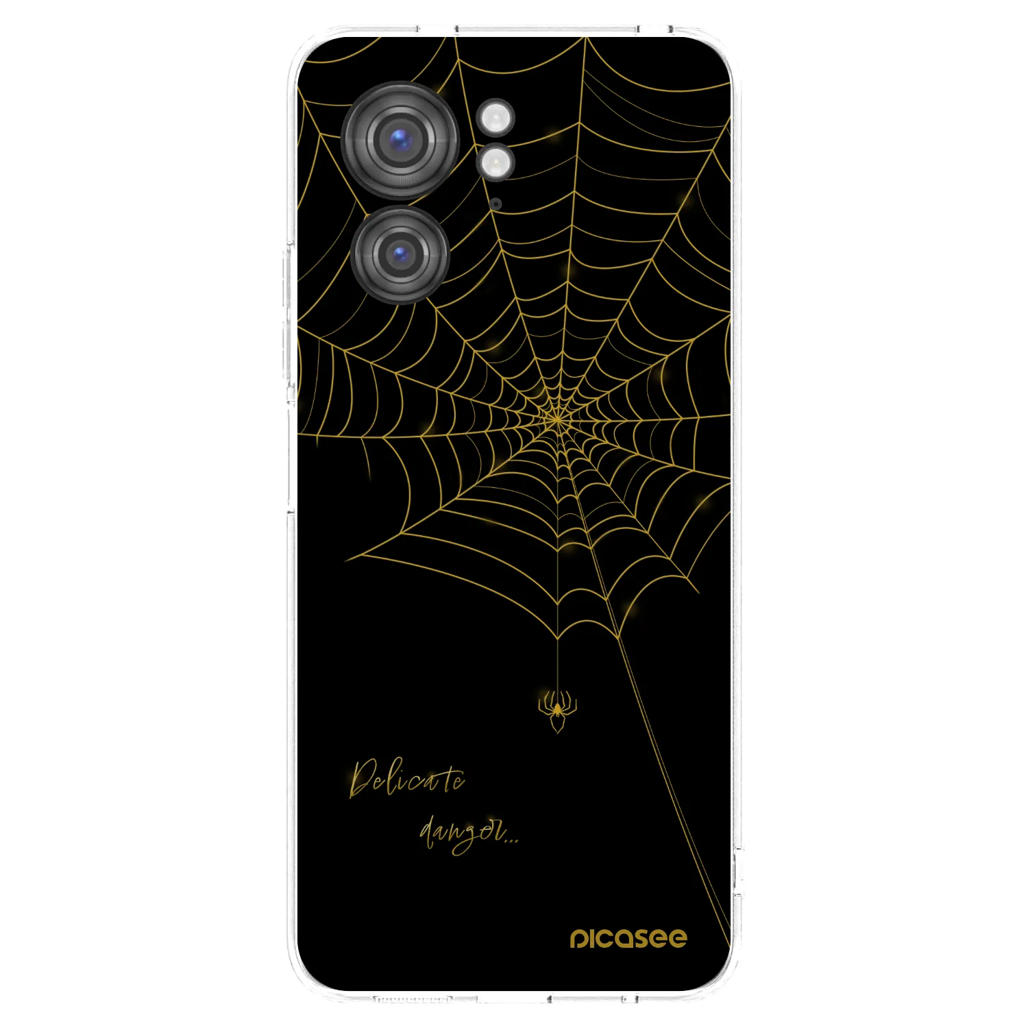 Picasee silikonska prozirna maskica za Motorola Edge 40 - Delicate danger