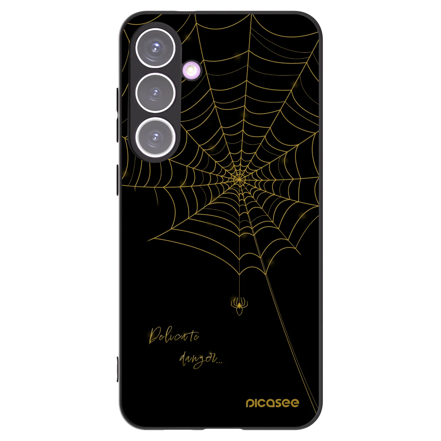 Picasee crna silikonska maskica za Samsung Galaxy S24+ S926B 5G - Delicate danger
