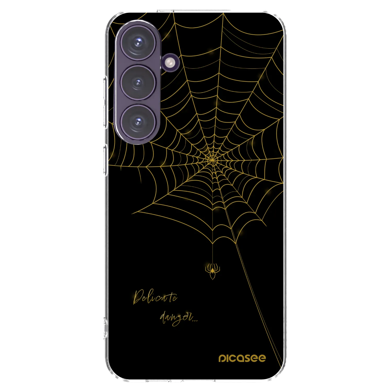 Picasee silikonska prozirna maskica za Samsung Galaxy S24+ S926B 5G - Delicate danger