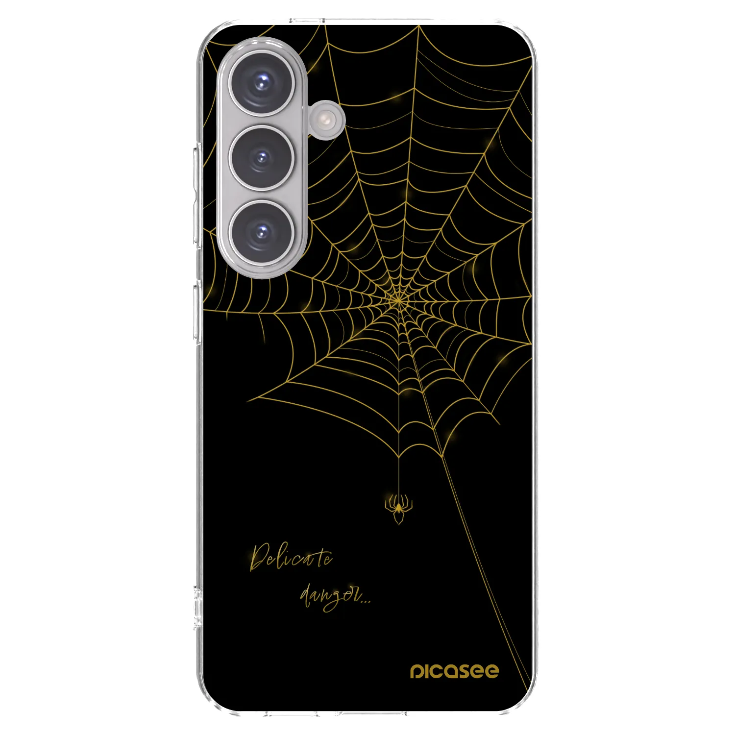 Picasee silikonska prozirna maskica za Samsung Galaxy S24 S921B 5G - Delicate danger