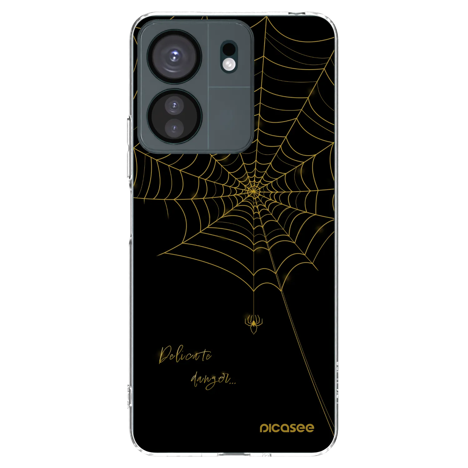 Picasee silikonska prozirna maskica za Xiaomi Redmi 13C 4G - Delicate danger