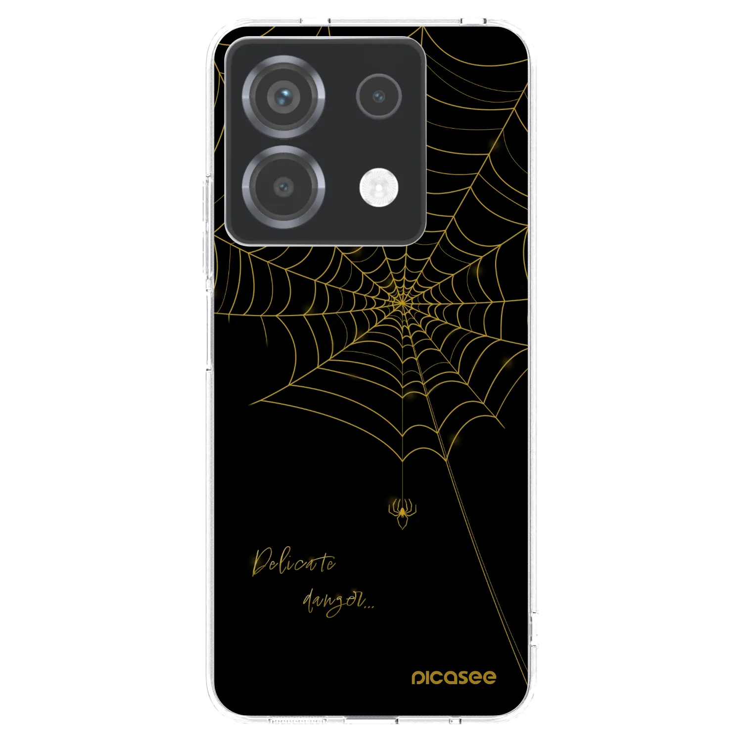 Picasee silikonska prozirna maskica za Xiaomi Poco X6 - Delicate danger