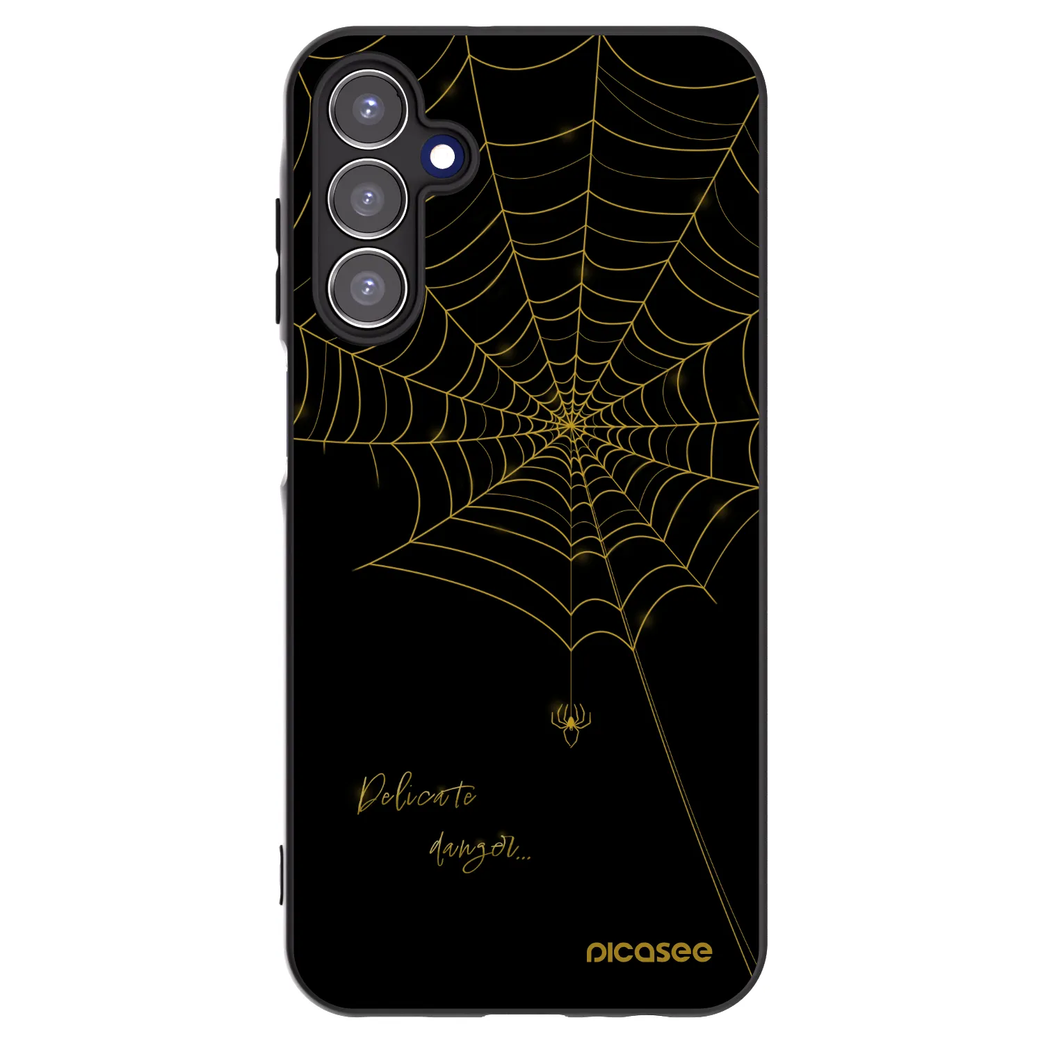 Picasee crna silikonska maskica za Samsung Galaxy A15 A156B 5G - Delicate danger